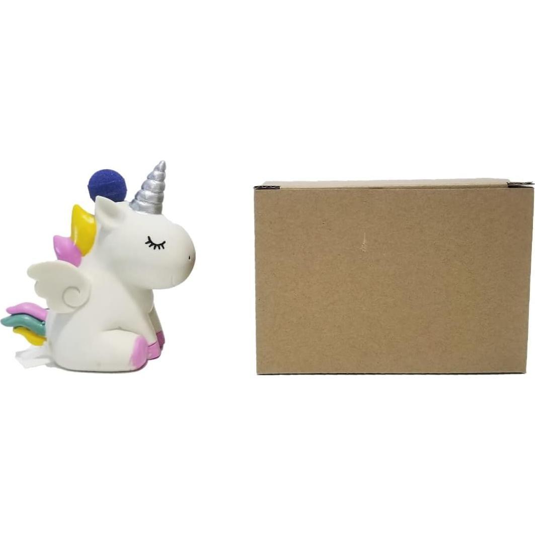 Hacedor de burbujas de aire Unicornio Khanoqq 12x12x7cm Resina Ecológica