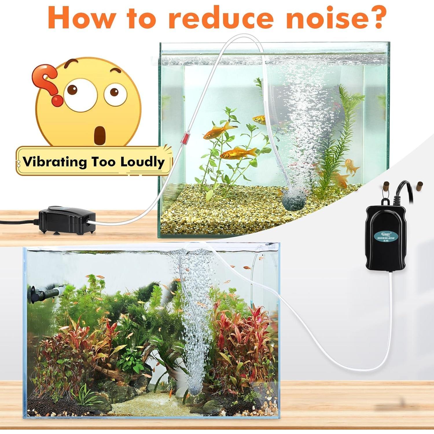 Bomba de Aire Mini Hygger HG-949 para Acuario 5-20 Galones