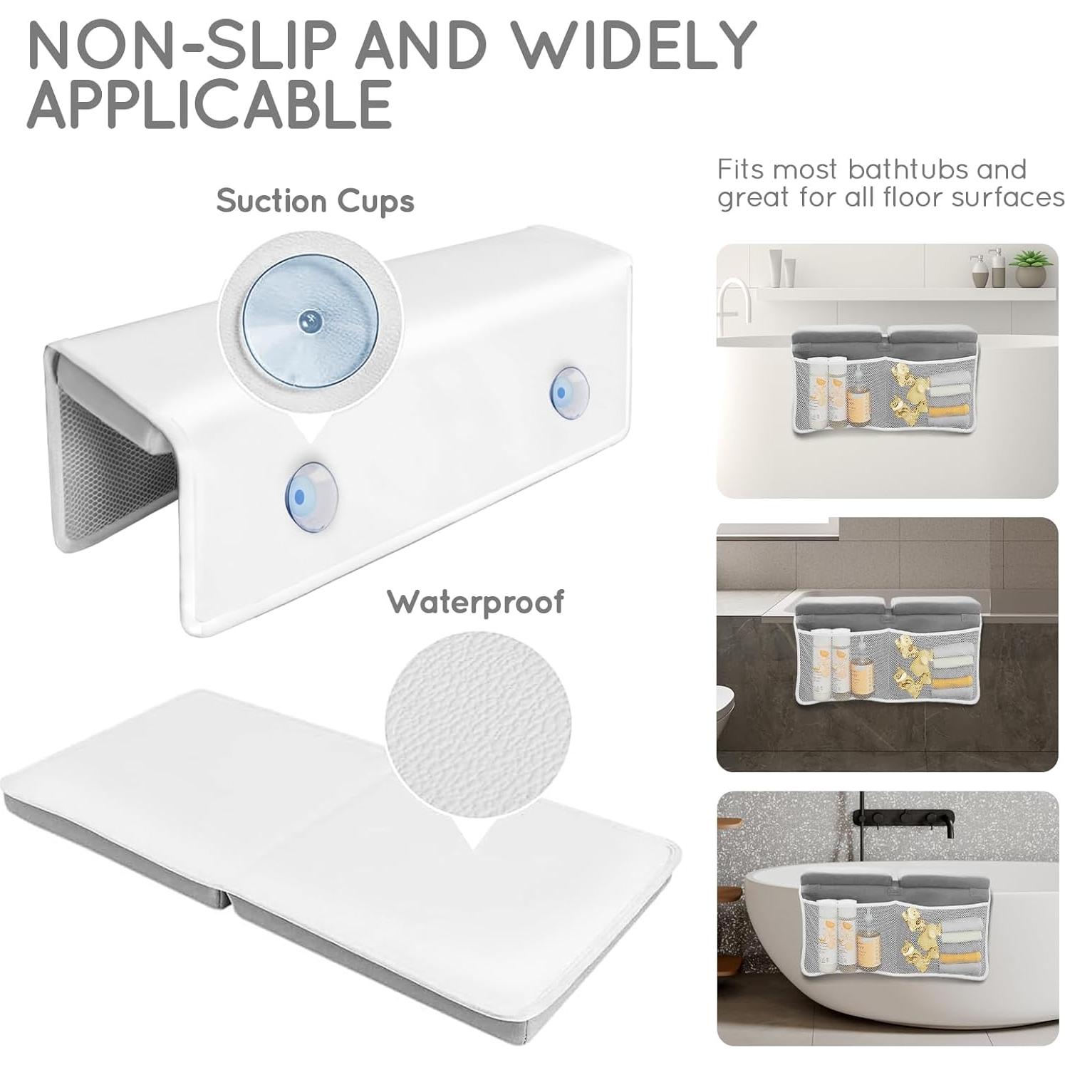 Almohadilla de baño HHH HIKECUCAN para rodillas y codos - Antideslizante, plegable, 0.63 kg