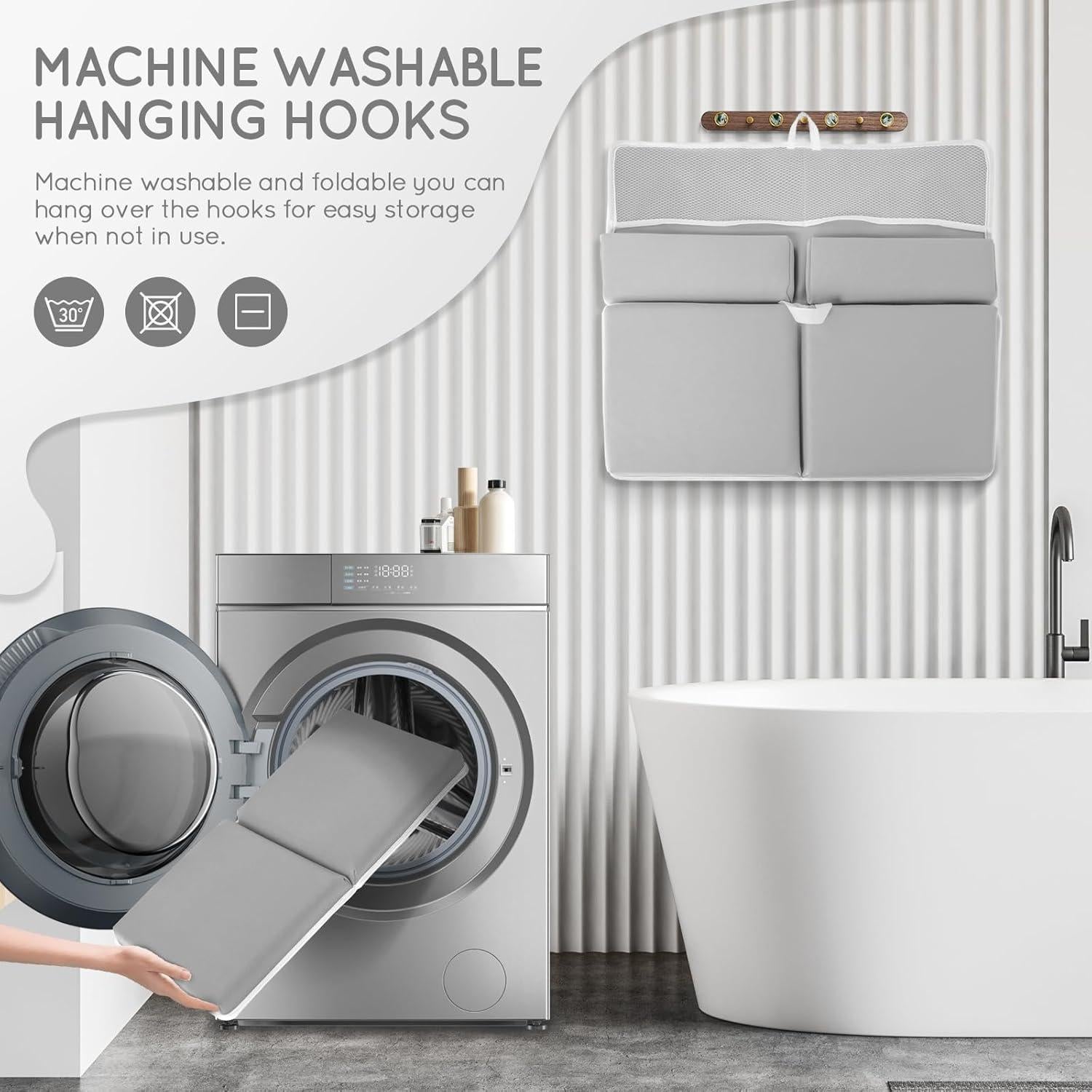 Almohadilla de baño HHH HIKECUCAN para rodillas y codos - Antideslizante, plegable, 0.63 kg