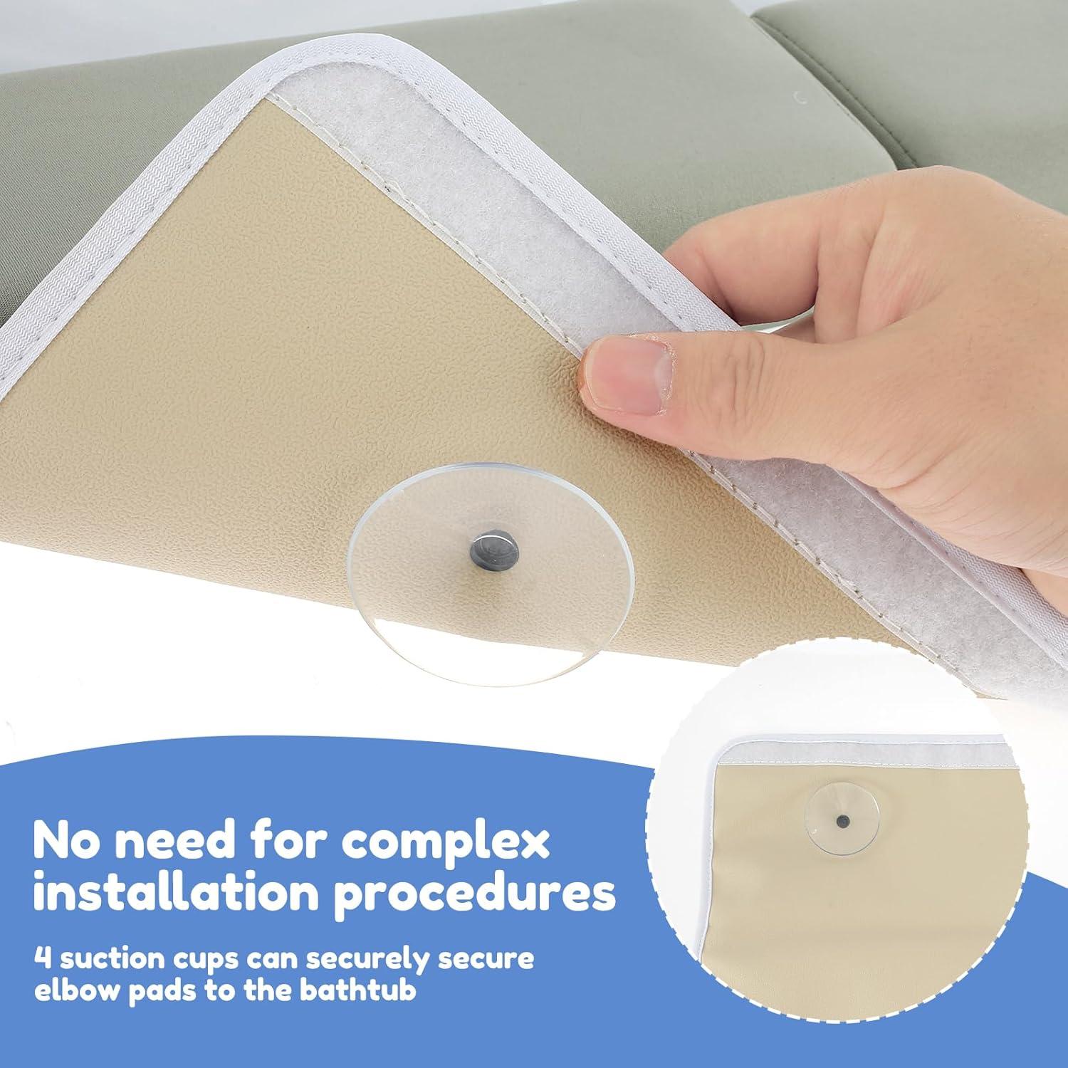 Juego de Almohadillas para Rodillas y Codos Baño Bebé BXUYAOXMC