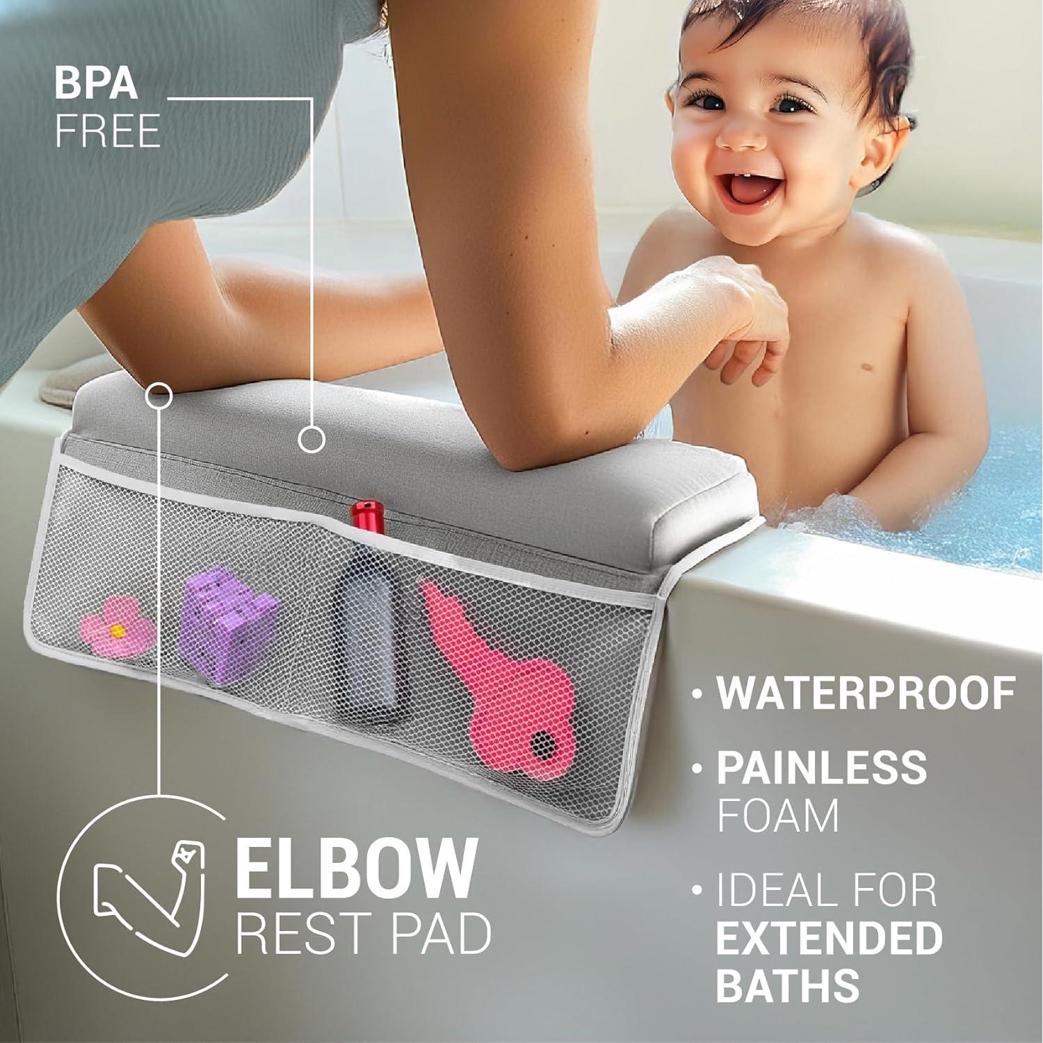 Colsen Almohadillas para Rodillas y Codos para Baño - Gris