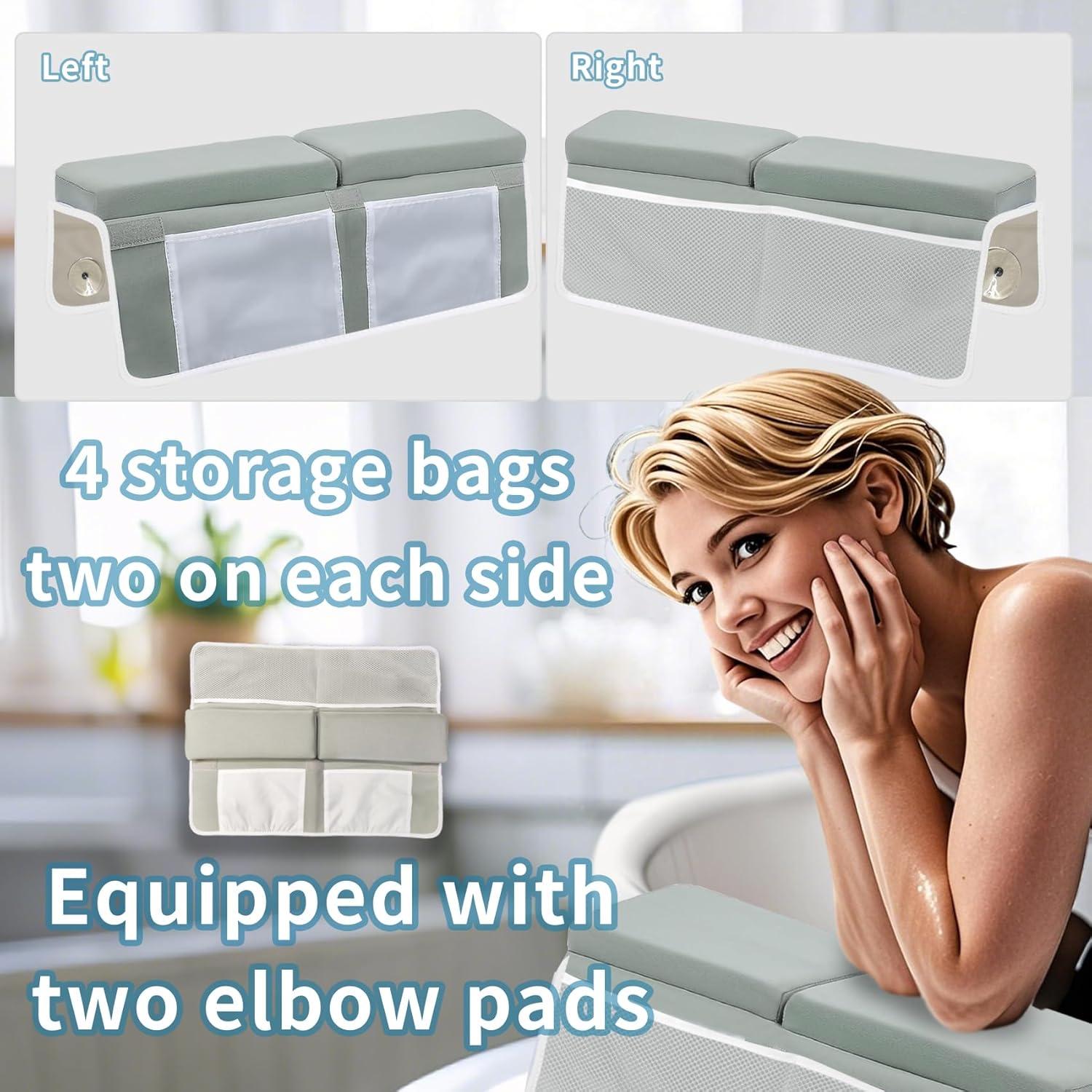 Juego de Almohadillas para Baño de Bebé KOMIDK - Rodillas y Codos Antideslizante