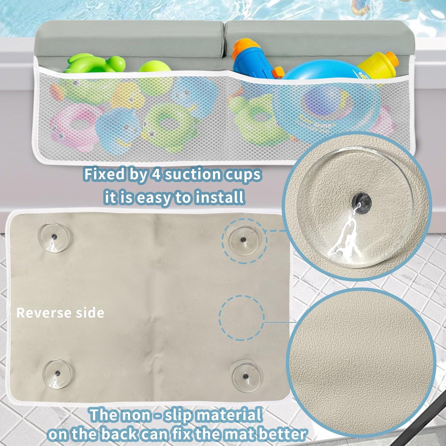 Juego de Almohadillas para Baño de Bebé KOMIDK - Rodillas y Codos Antideslizante