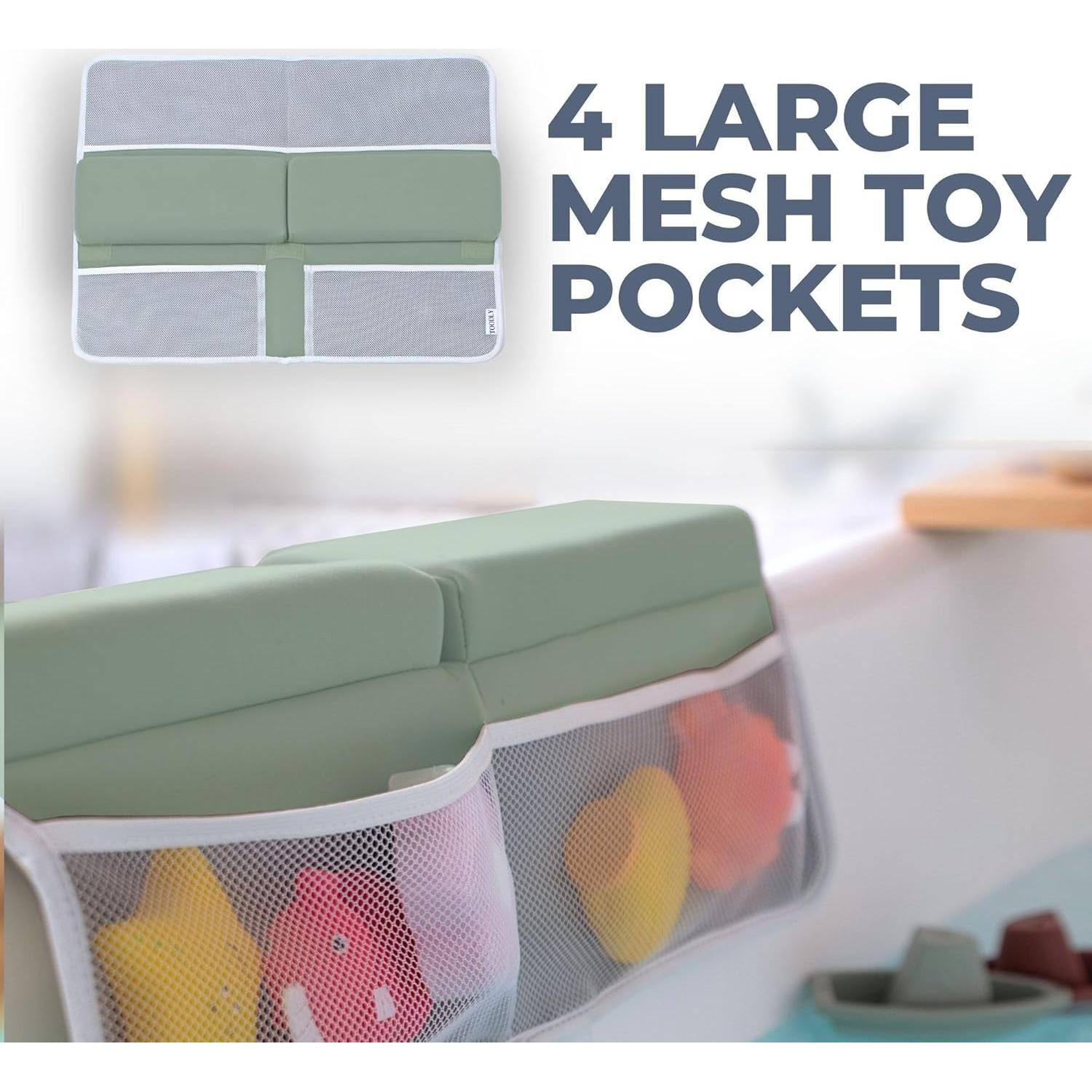 Conjunto Almohadilla para Rodillas y Codos Baño Bebé Verde