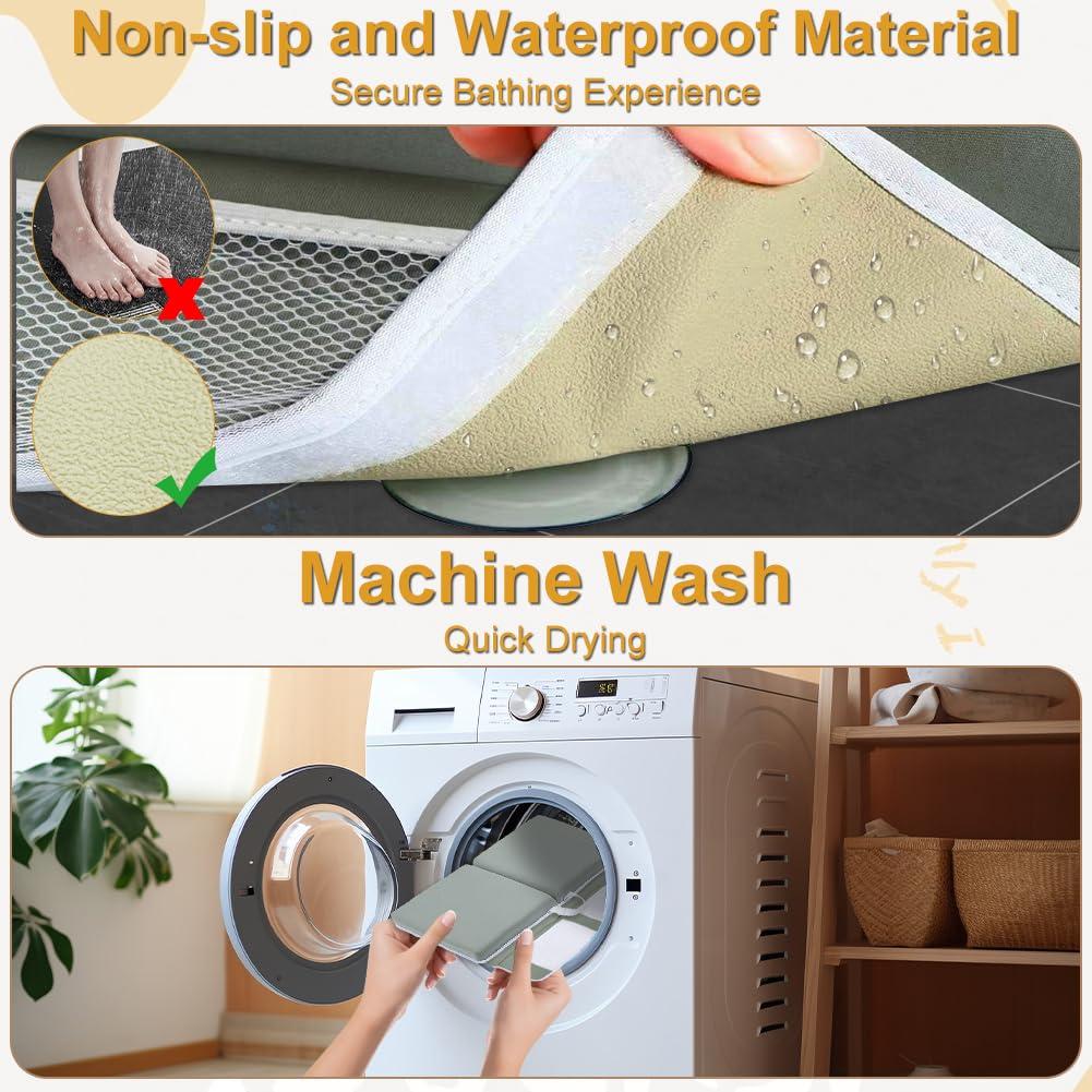 Juego de Almohadillas para Rodillas y Codos SEILETOO para Baño Bebé