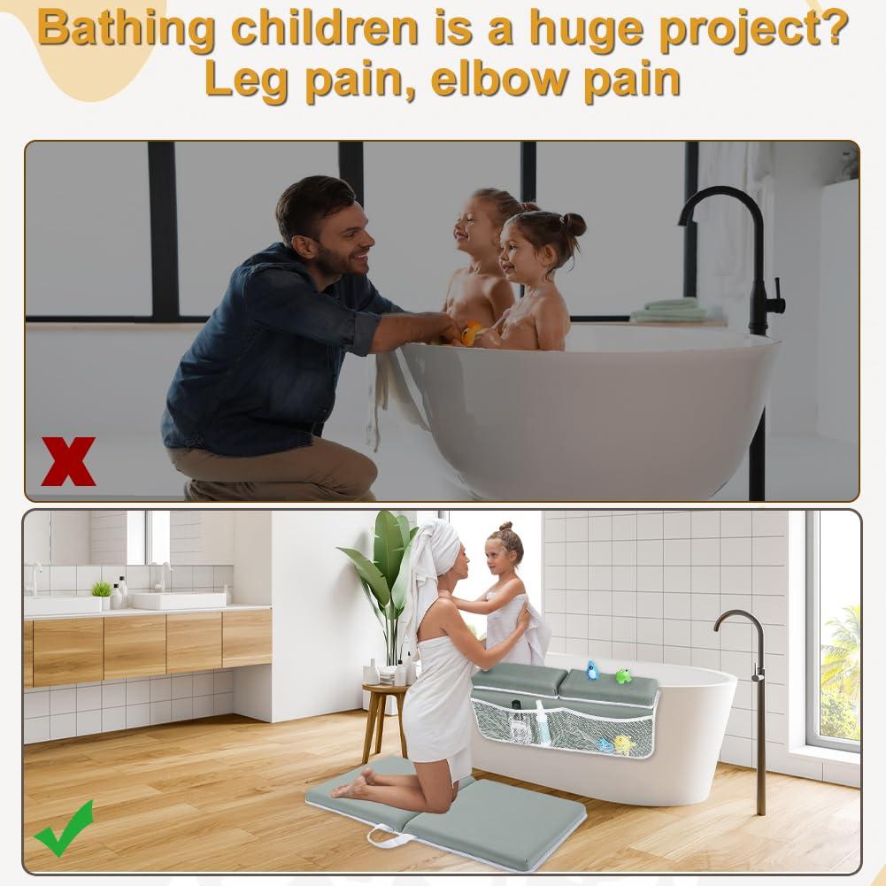 Juego de Almohadillas para Rodillas y Codos SEILETOO para Baño Bebé