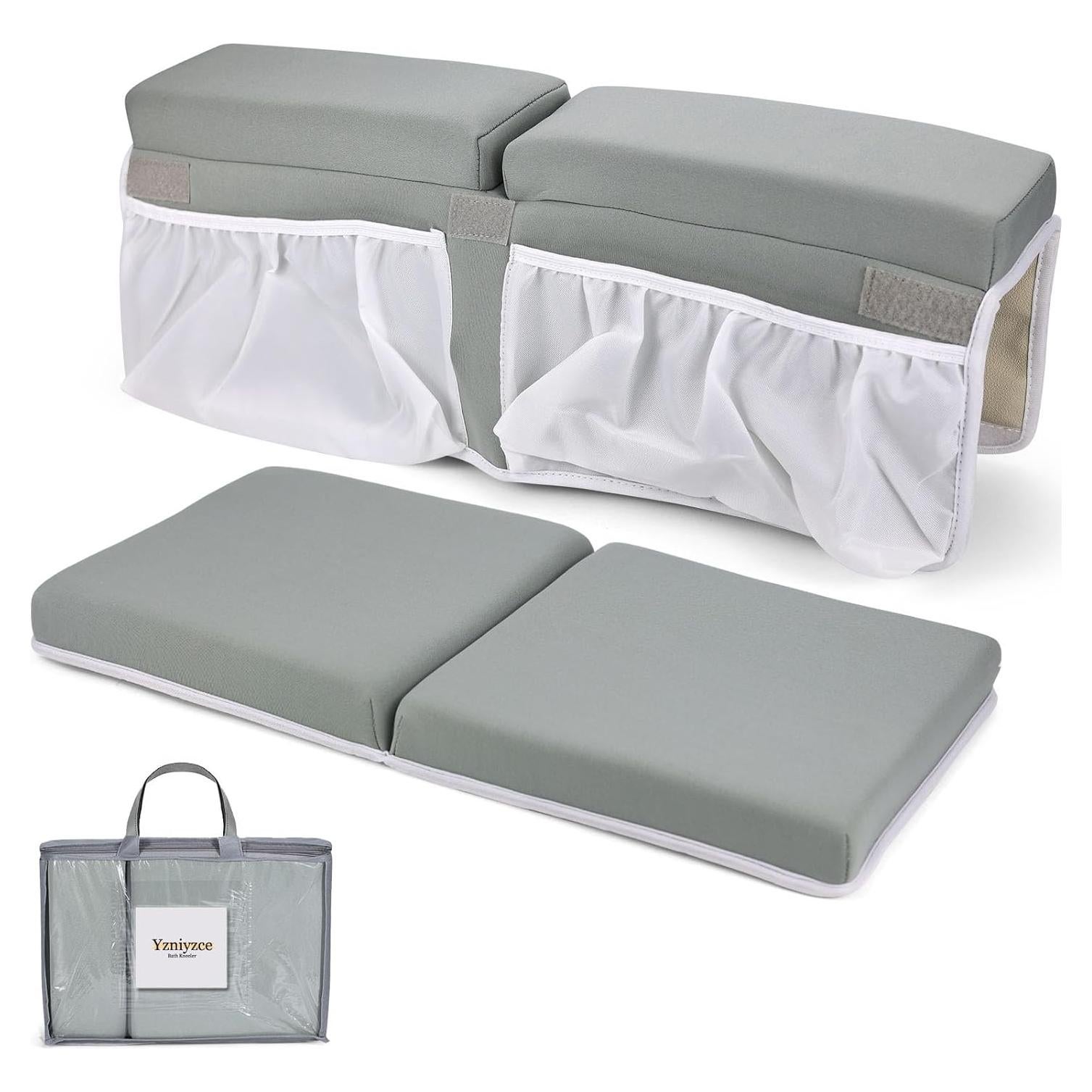 Almohadilla para Rodillas y Codos de Baño Bebés Gris - Antideslizante