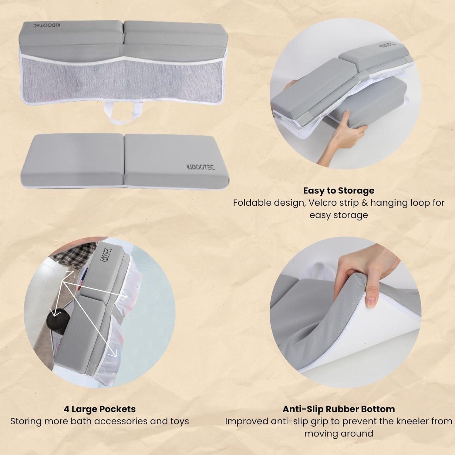 Almohadilla para Rodillas y Codos KIDOOTEC - Antideslizante, Gris