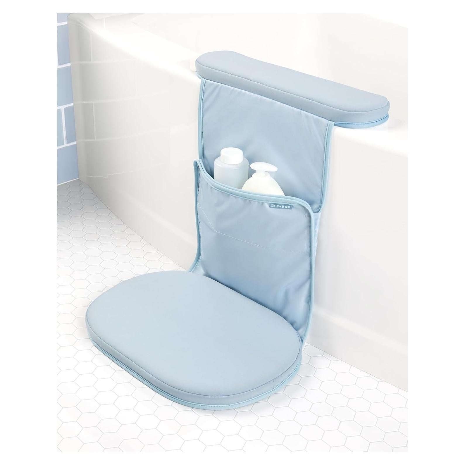 Cojín de Baño Todo en Uno Skip Hop Wave - Acolchado y Ajustable