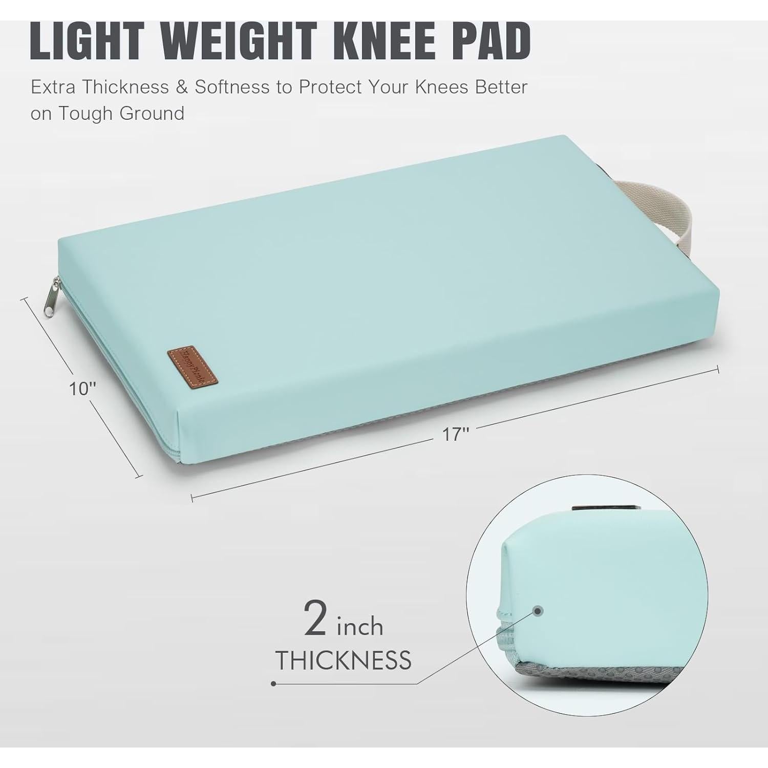 Almohadilla Impermeable HappyPicnic para Arrodillarse Verde 44x25cm