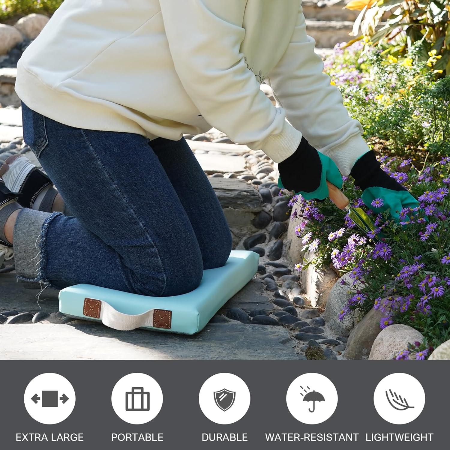 Almohadilla Impermeable HappyPicnic para Arrodillarse Verde 44x25cm