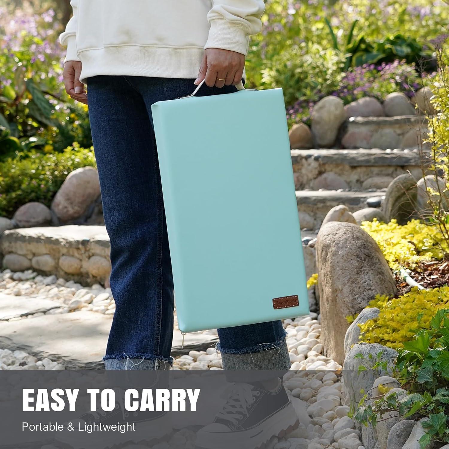 Almohadilla Impermeable HappyPicnic para Arrodillarse Verde 44x25cm