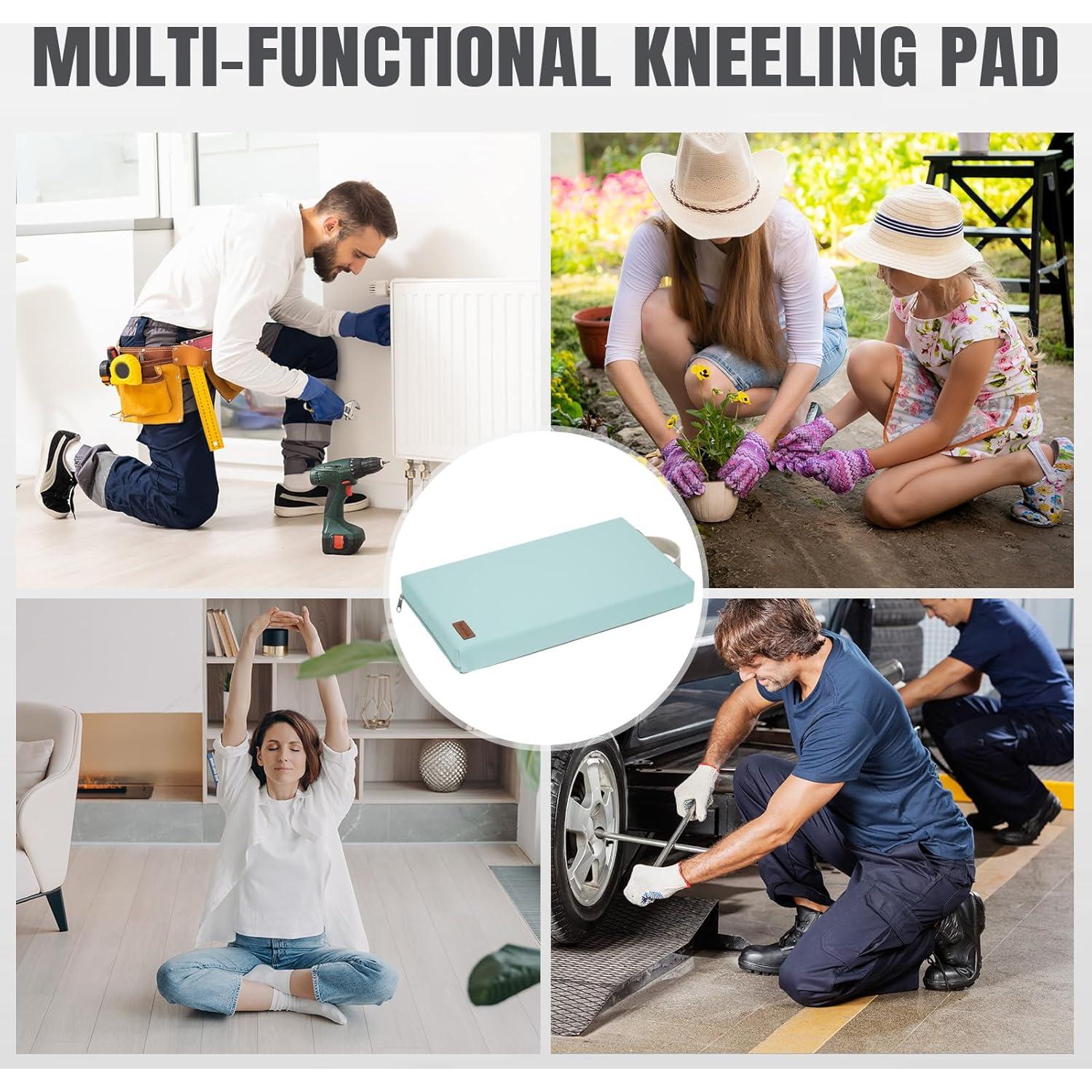 Almohadilla Impermeable HappyPicnic para Arrodillarse Verde 44x25cm