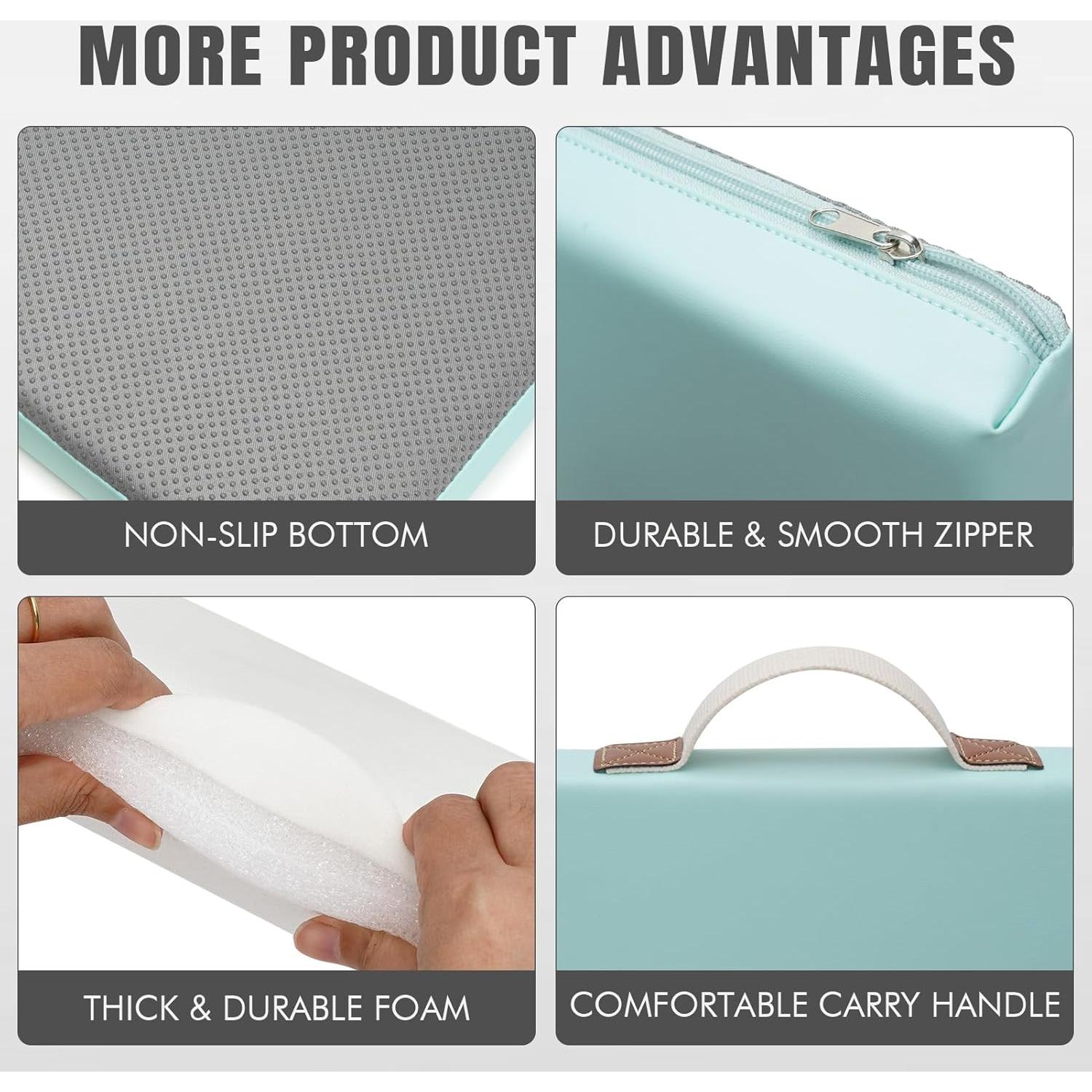 Almohadilla Impermeable HappyPicnic para Arrodillarse Verde 44x25cm