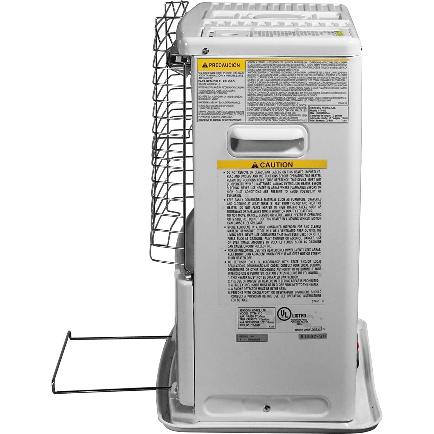 Calentador Portátil de Keroseno Sengoku HeatMate HMN-110 35.22 m²