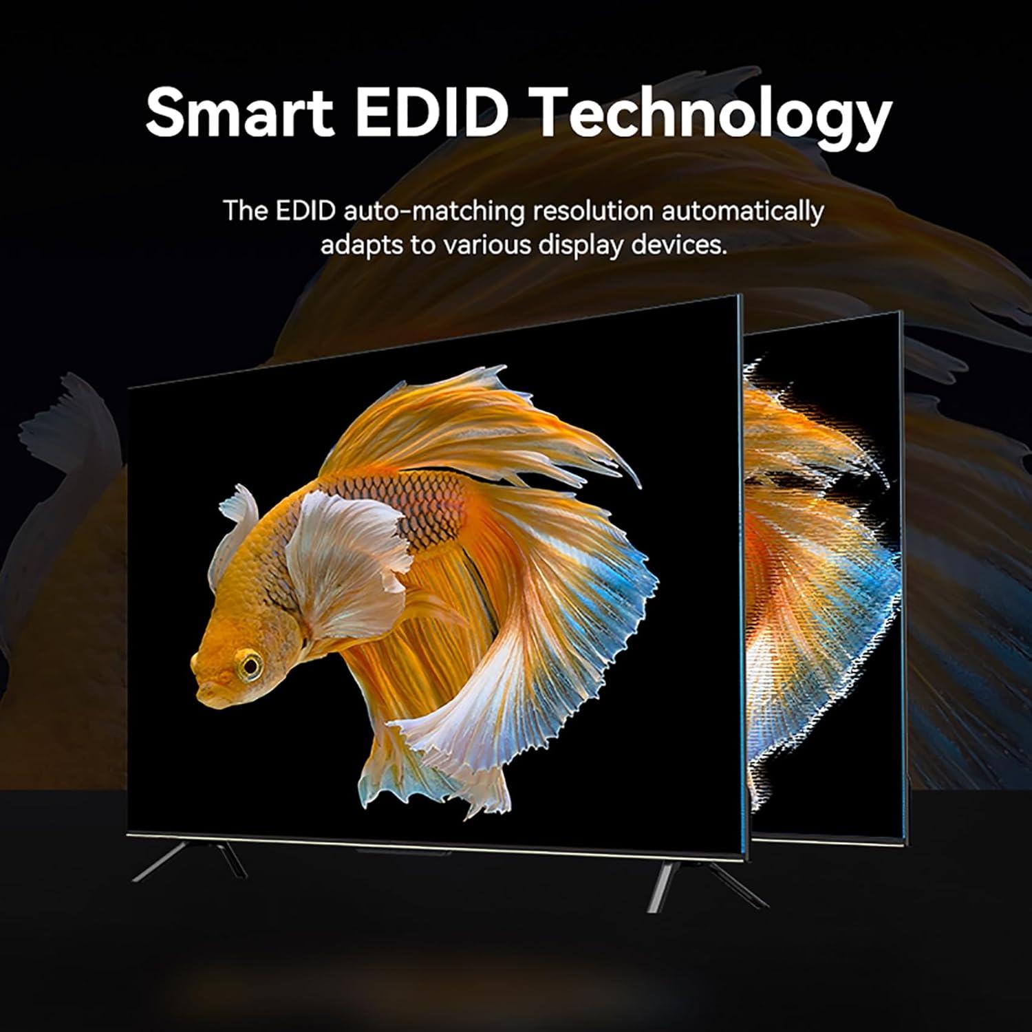 Switch HDMI VENTION 5 en 1 4K@30Hz con Control Remoto