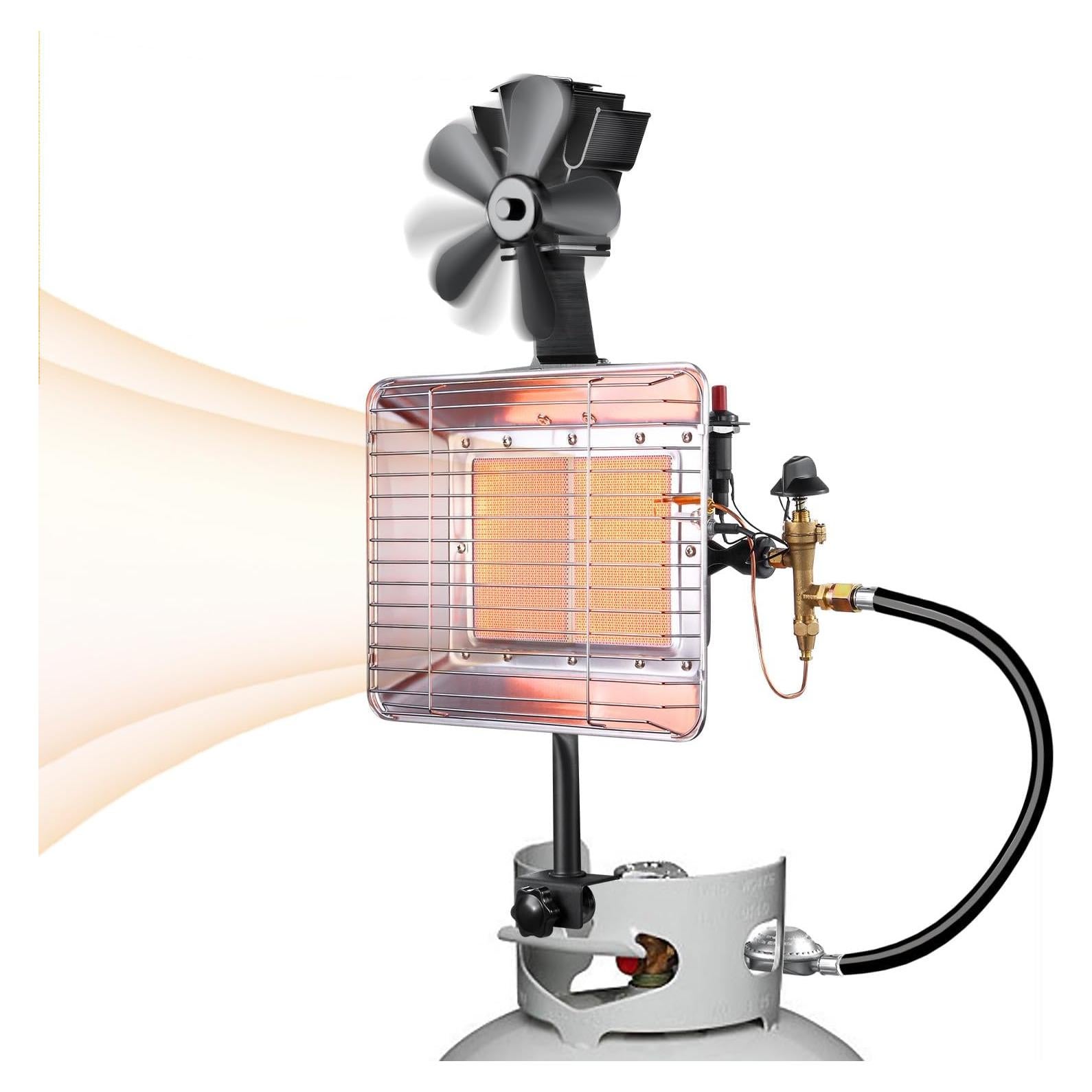 Calentador de Patio Vencino 13,000 BTU Propano con Ventilador