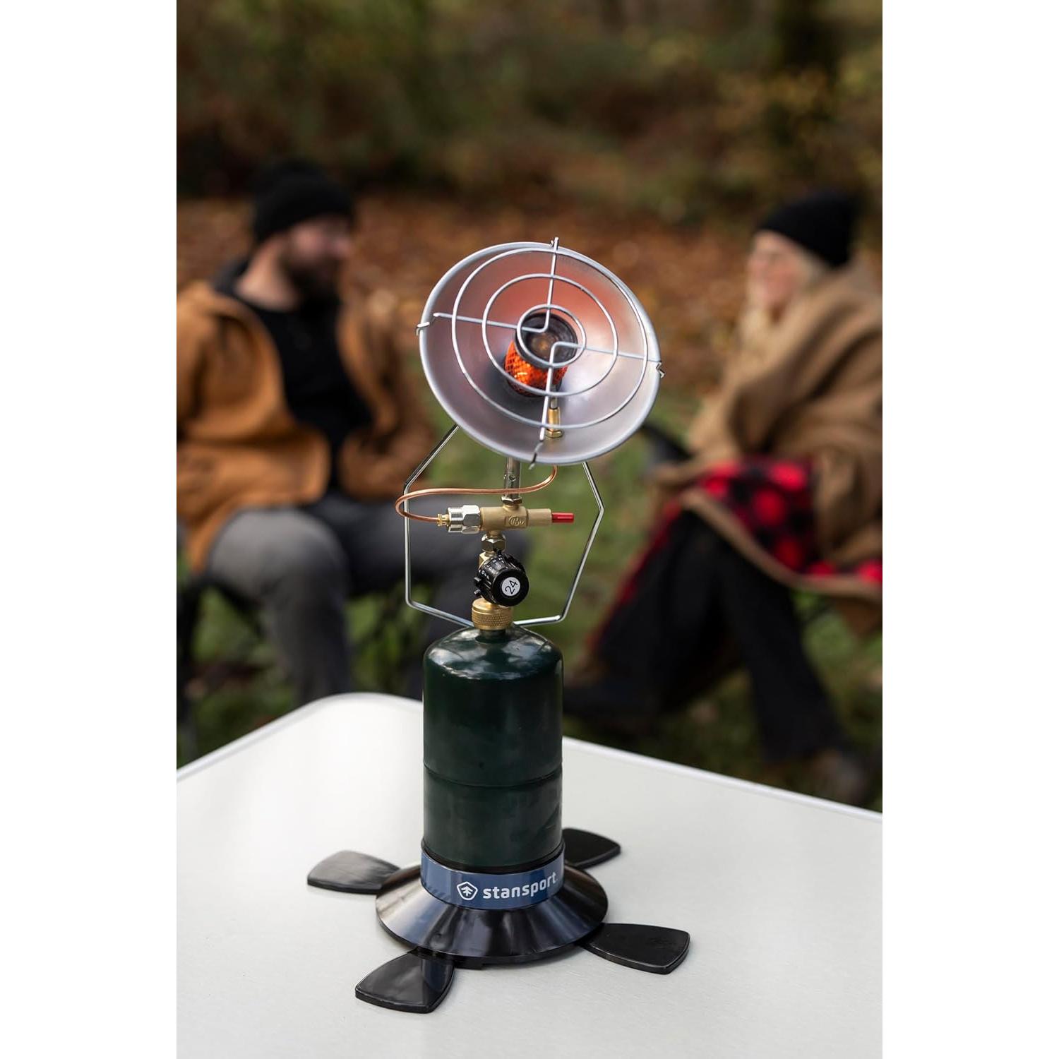 Calentador Radiante Portátil Stansport 3,200 kJ Negro