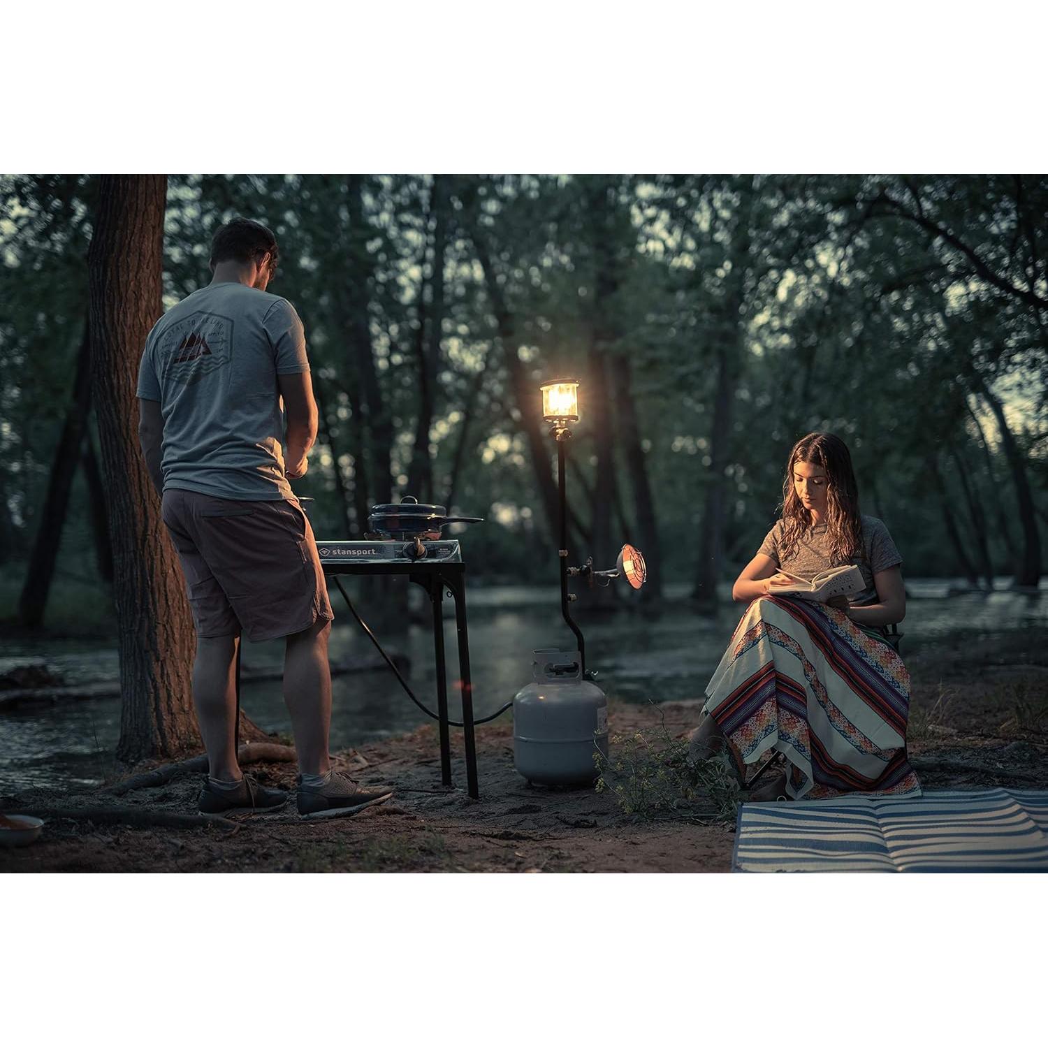 Calentador Radiante Portátil Stansport 3,200 kJ Negro