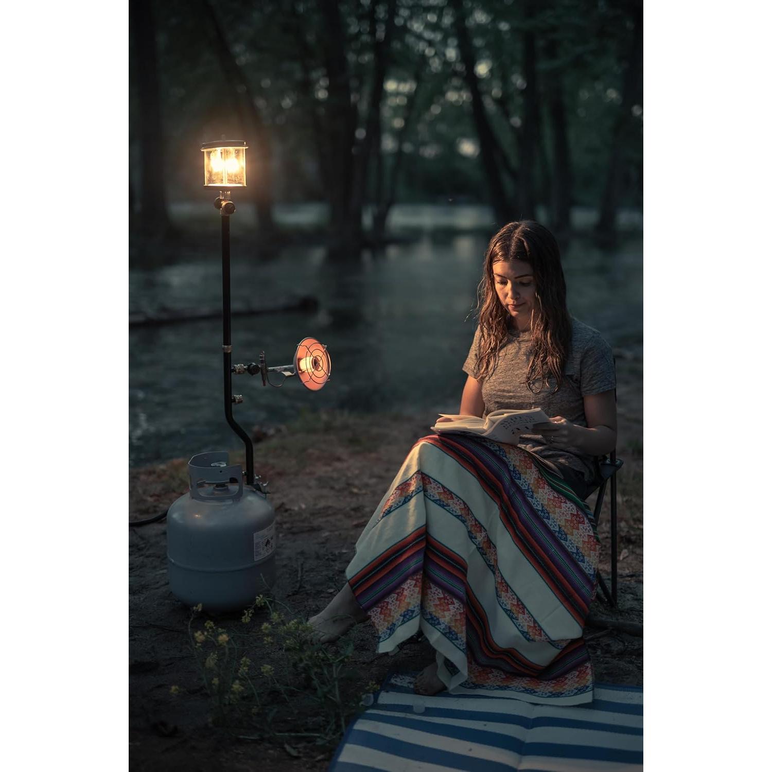 Calentador Radiante Portátil Stansport 3,200 kJ Negro