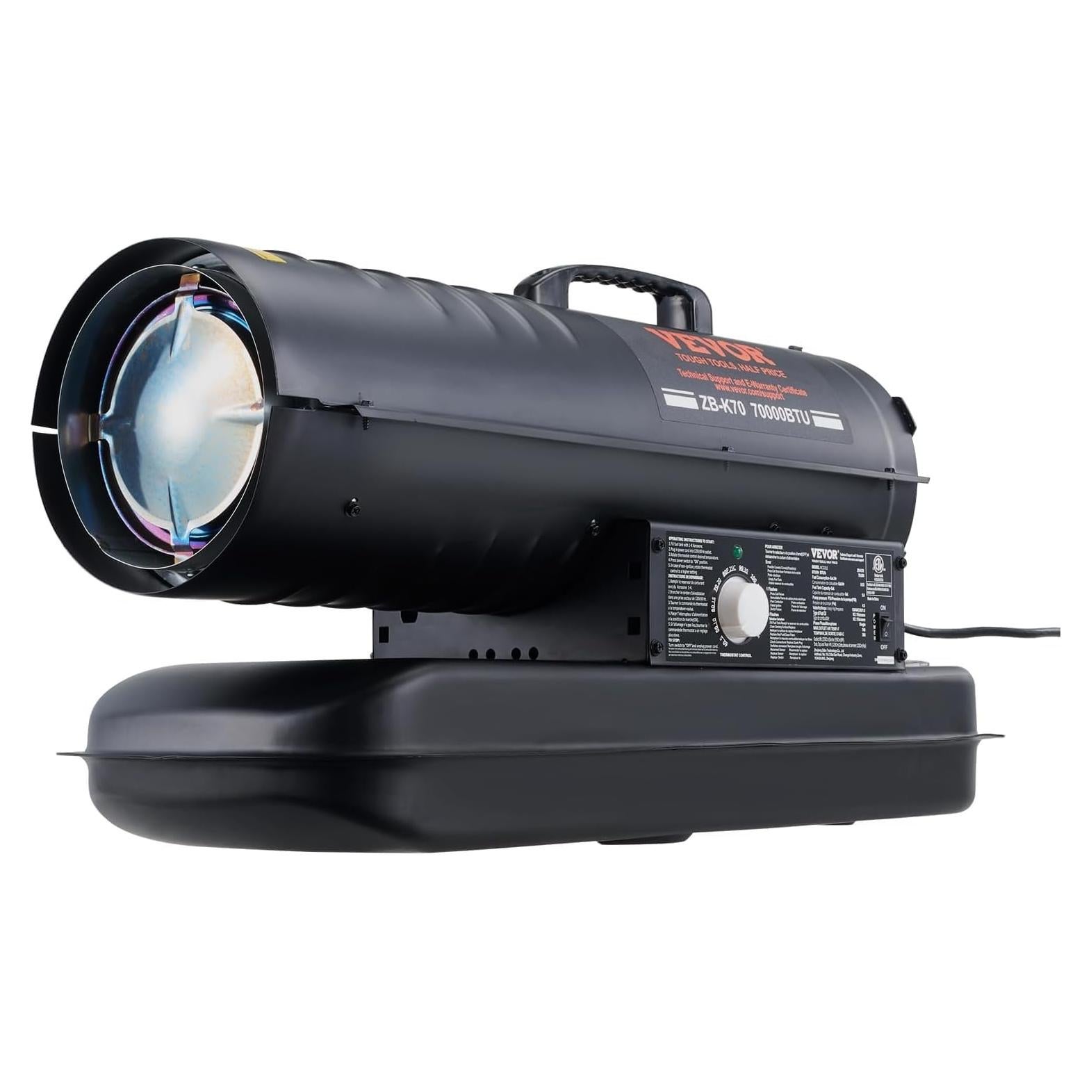 Calentador de Aire Forzado VEVOR 70000 BTU Keroseno Diésel