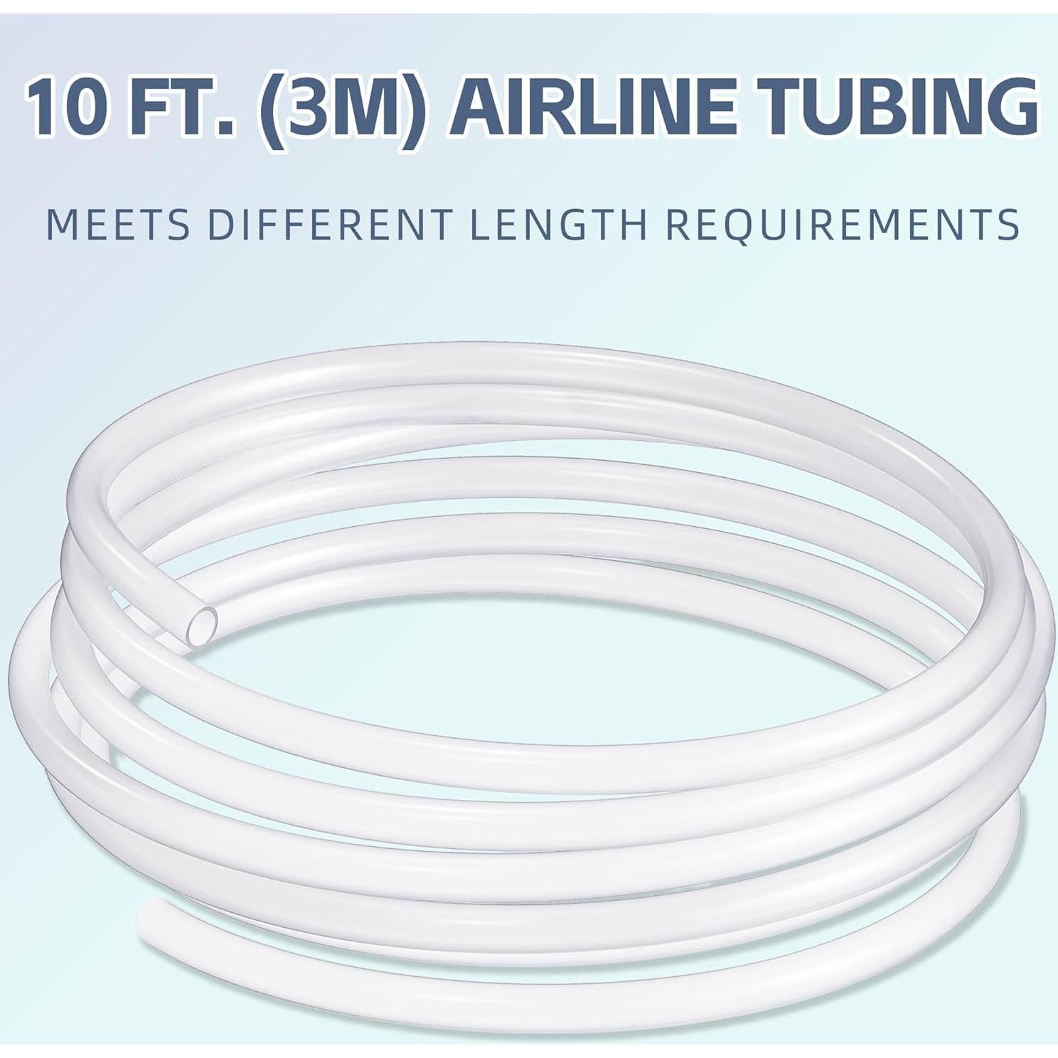 Tubería de Aire para Acuario Yochaqute 3 Metros Silicona 4.76 mm