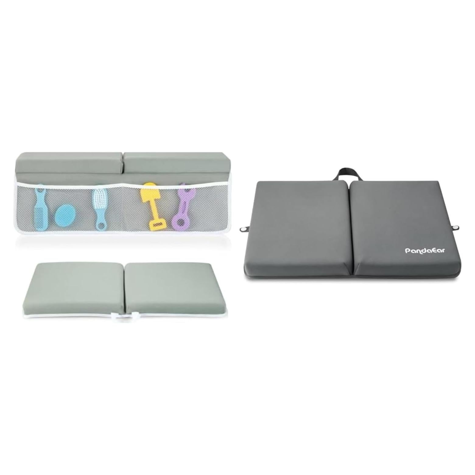 Almohadilla para Rodillas y Codos Bebé PandaEar 2 Gris