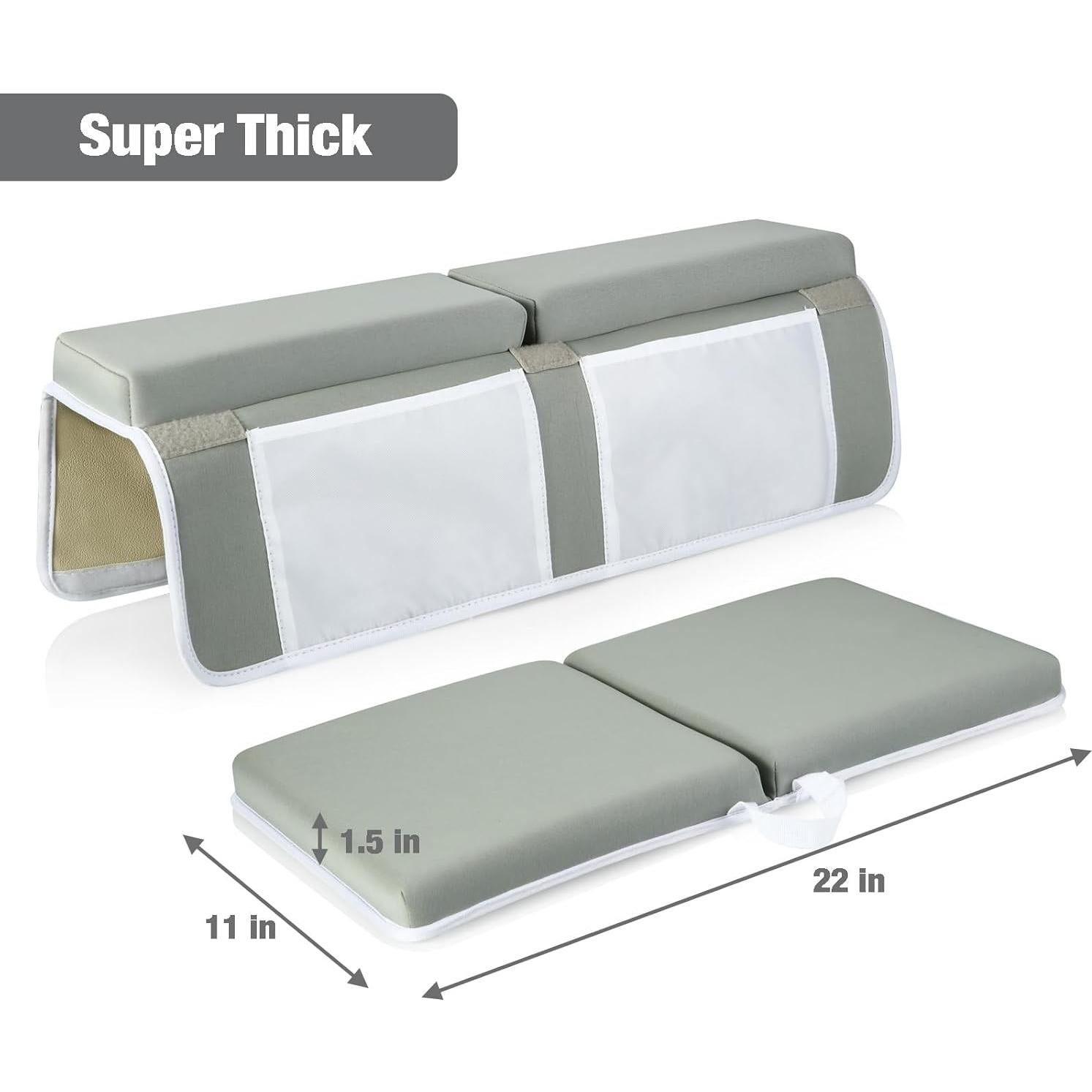 Almohadilla para Rodillas y Codos Bebé PandaEar 2 Gris