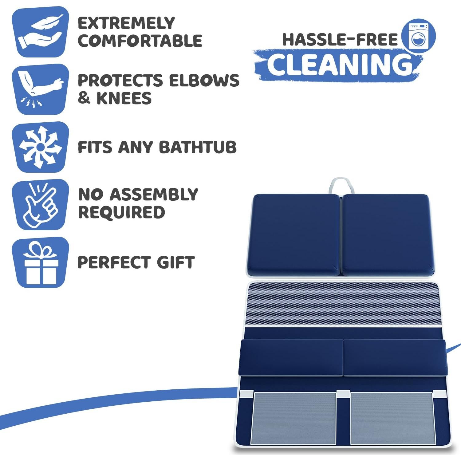 Almohadilla para Baño Sleepah - Espuma Viscoelástica Azul