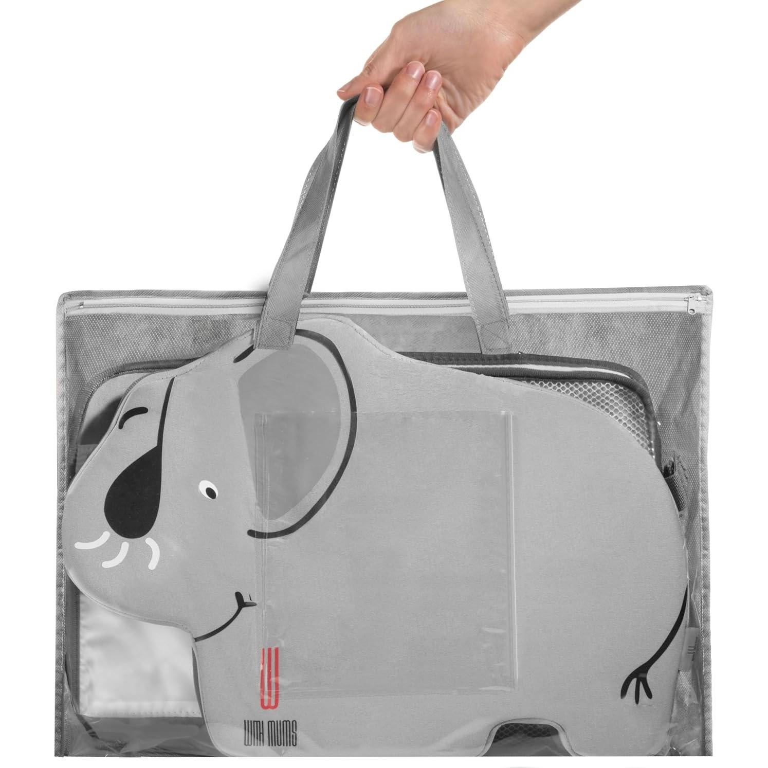 Juego de Almohadillas para Rodillas y Codos Mums Elefante Gris