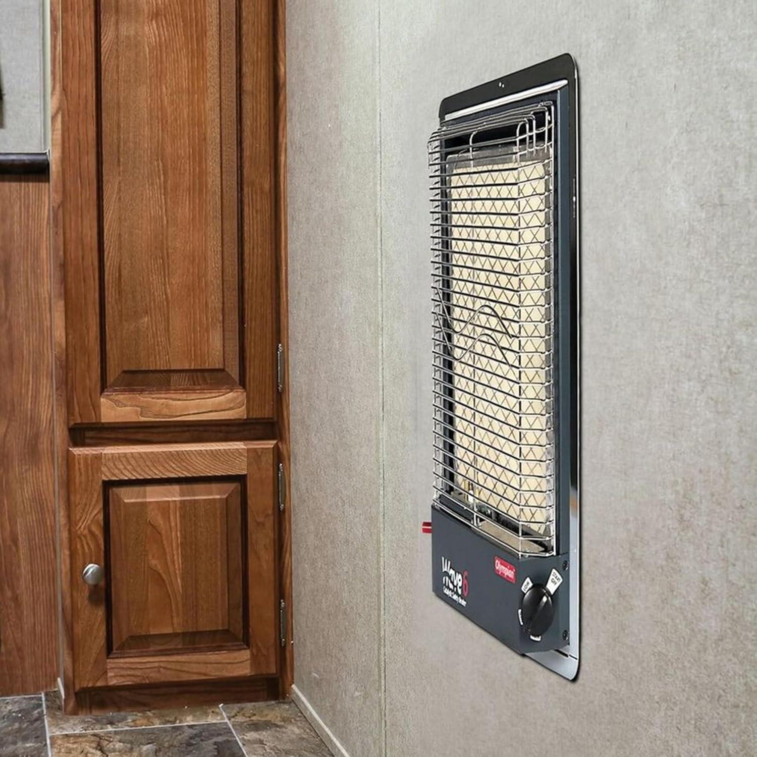 Calentador Catalítico Portátil Camco Olympian Wave-6 6000 BTU