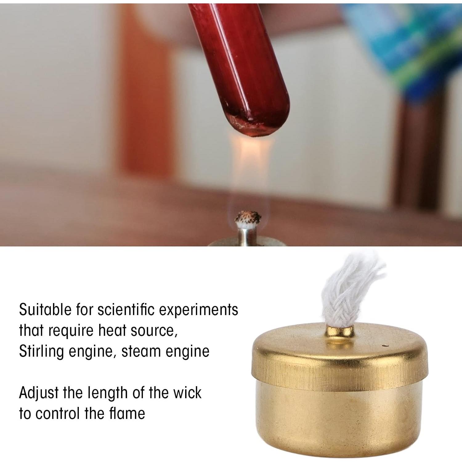 Lámpara de quemador de alcohol mini de cobre para té y café