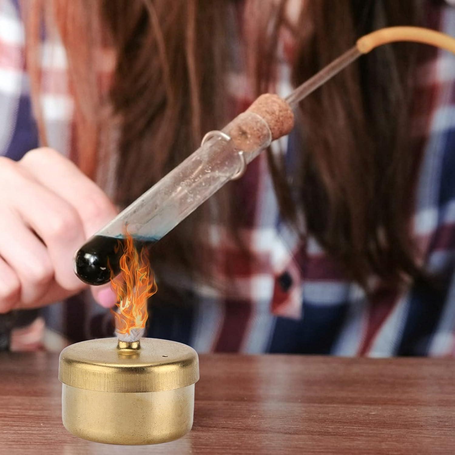 Lámpara de quemador de alcohol mini de cobre para té y café