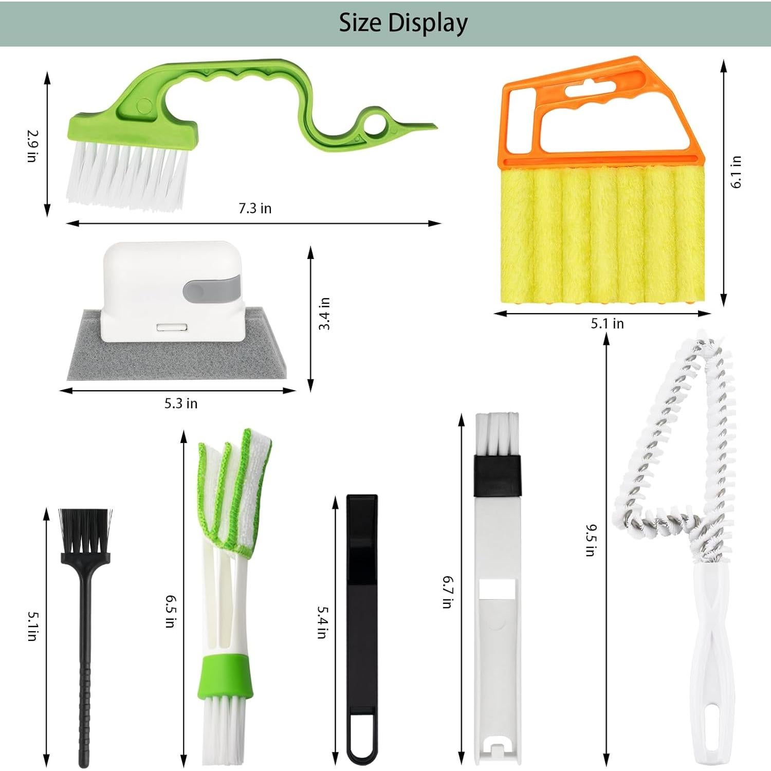 Limpiador de Persianas Openfly 8 Piezas Multicolor