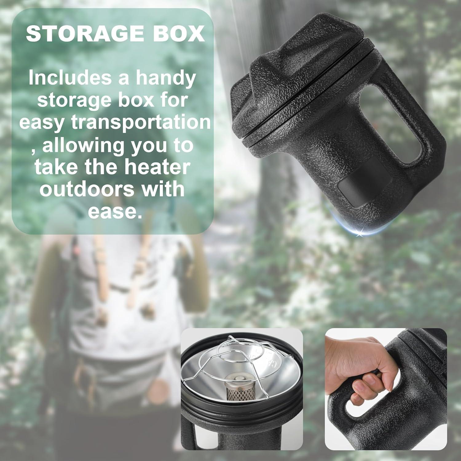 Calentador Portátil de Propano Cybring PHP001 - Calor Rápido