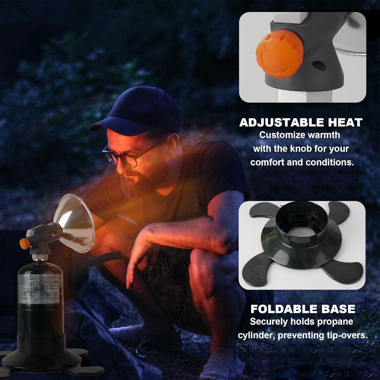 Calentador Portátil de Propano Cybring PHP001 - Calor Rápido