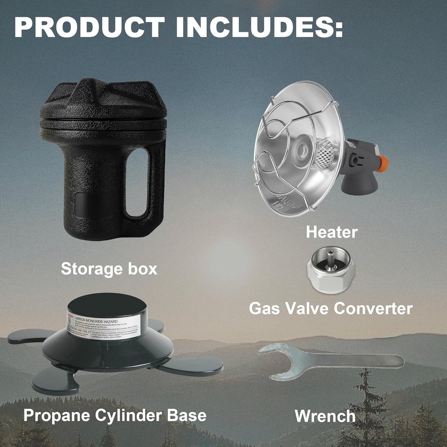 Calentador Portátil de Propano Cybring PHP001 - Calor Rápido