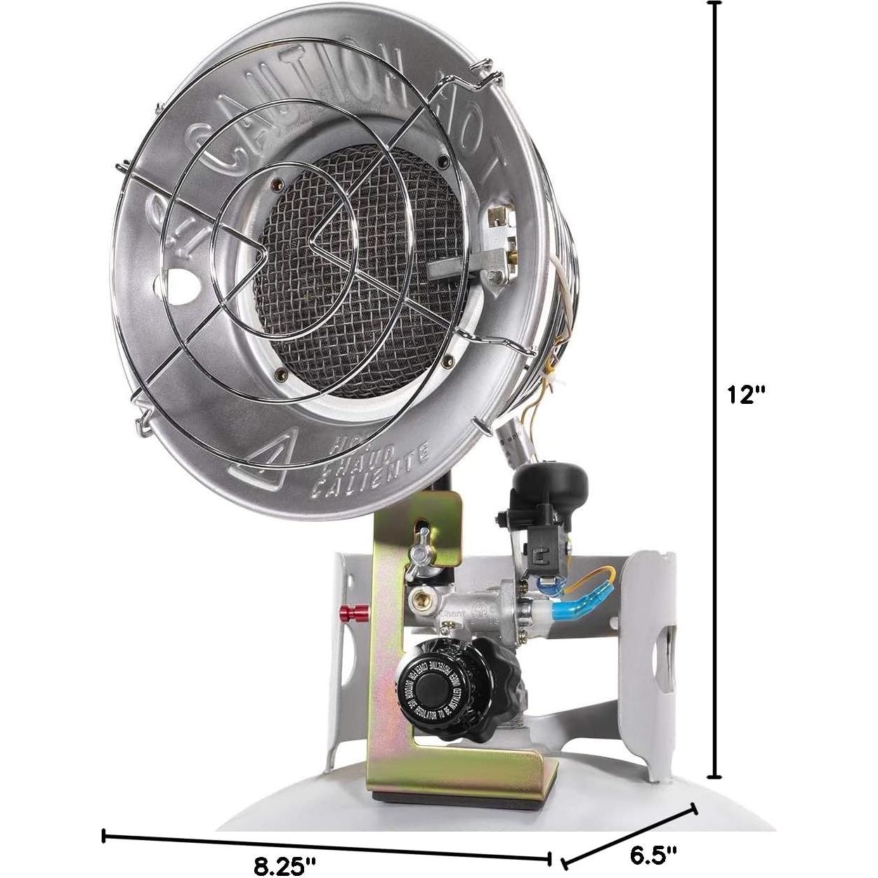 Calentador de Propano XtremepowerUS 15,000 BTU para Exterior