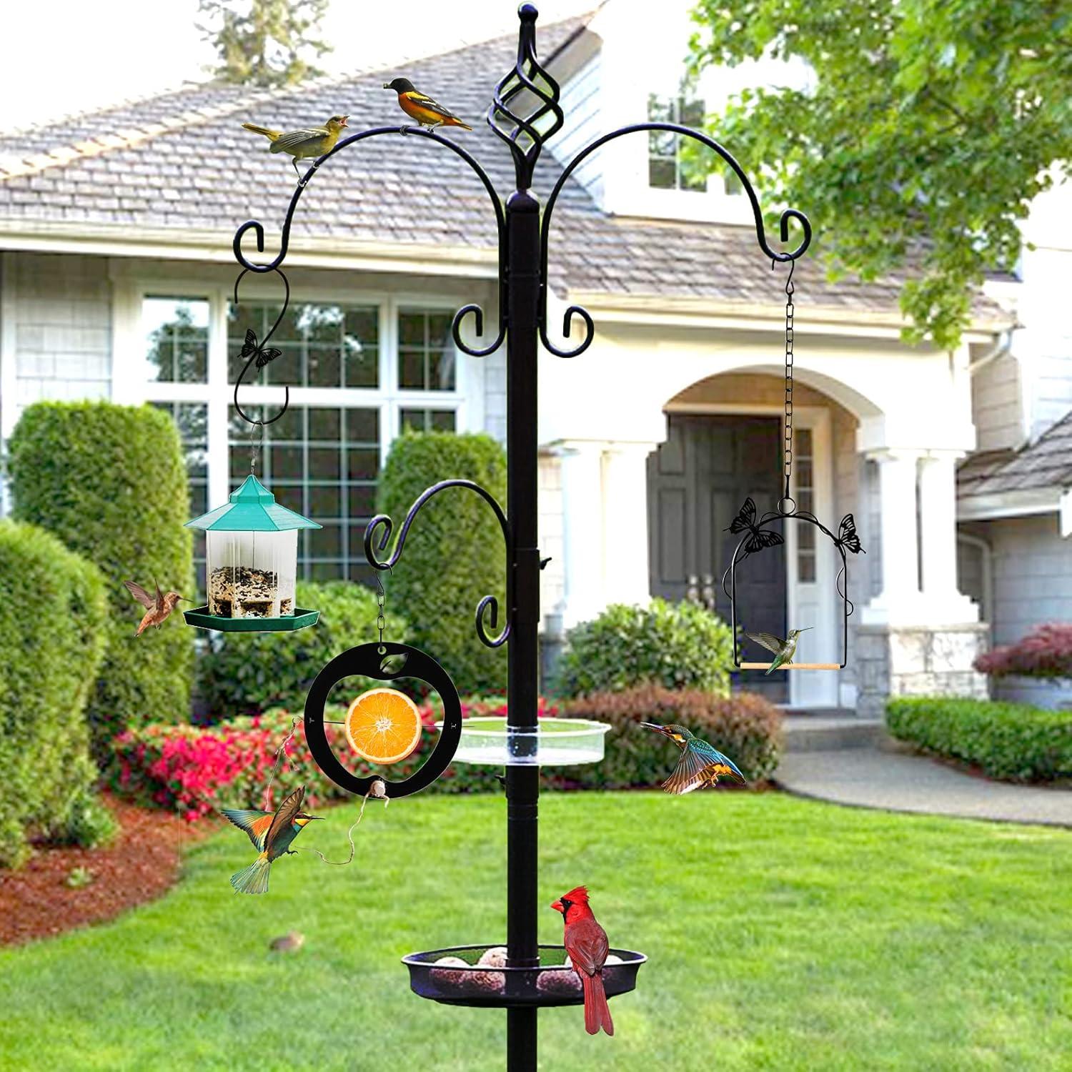 Columpio para Colibrí TopWoot 2 Piezas con Decoración de Mariposa