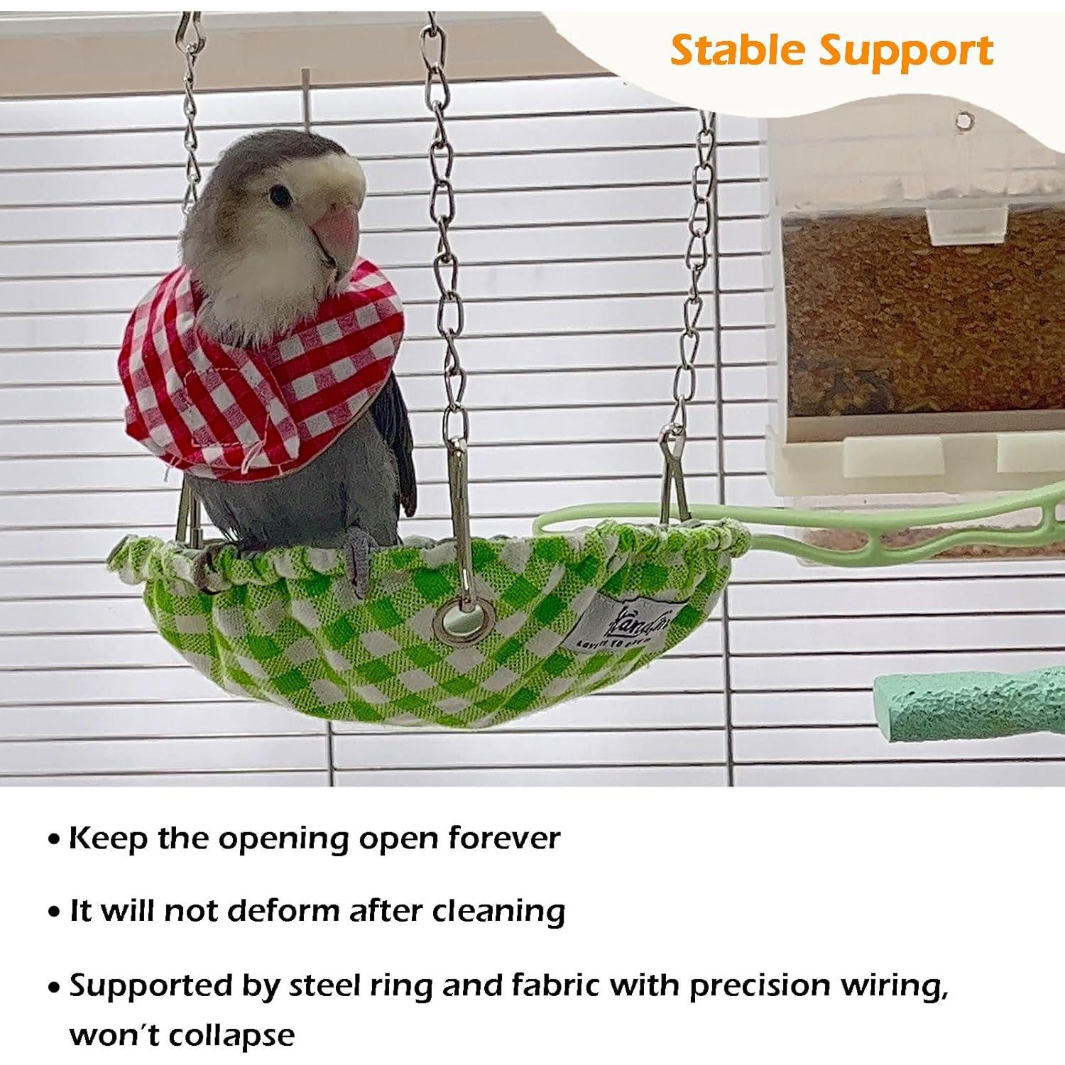 Cama colgante para pájaros Jevnd, nido impermeable 16x16cm