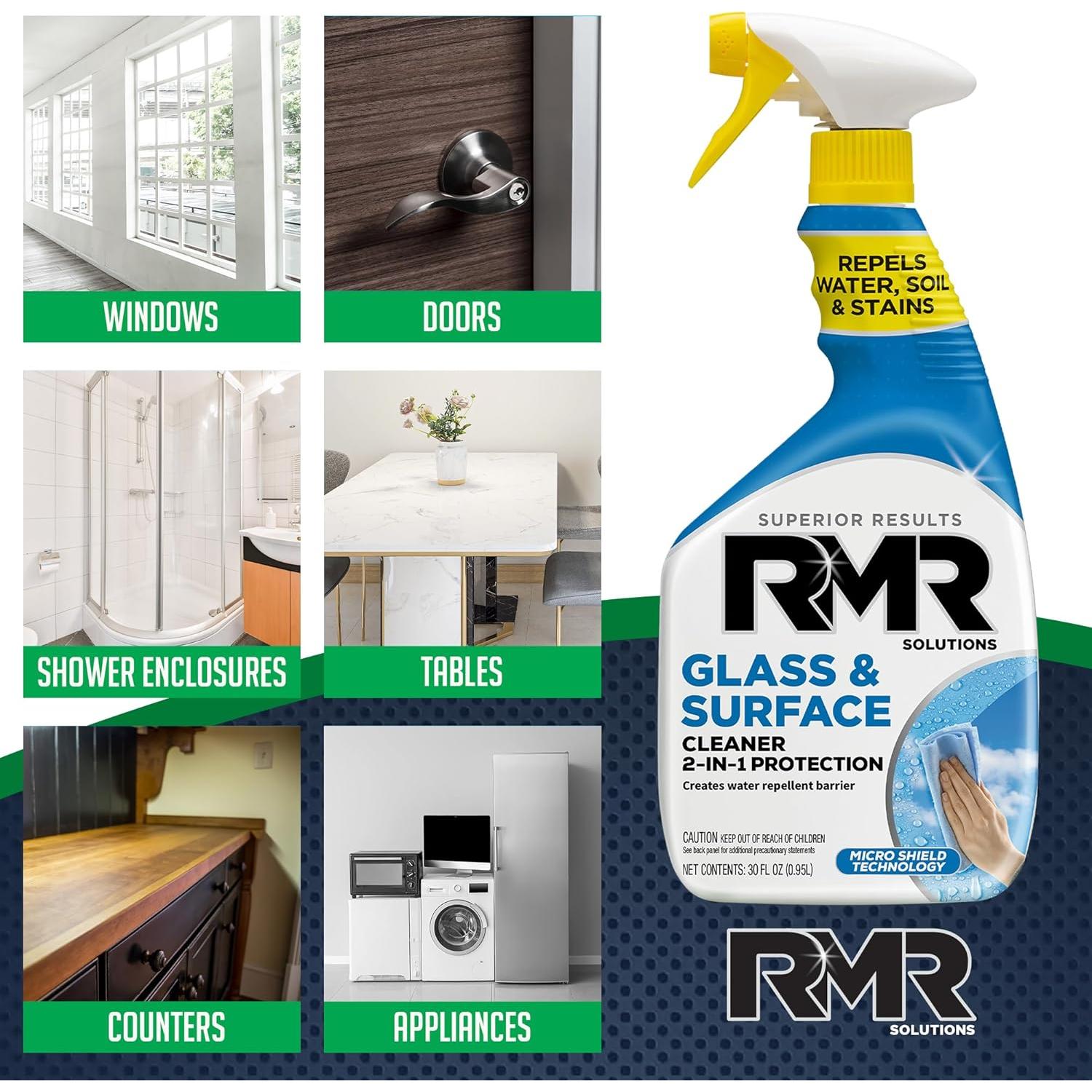 Limpiador de Vidrio RMR 2 en 1 30 cl Repelente Multi-Superficie