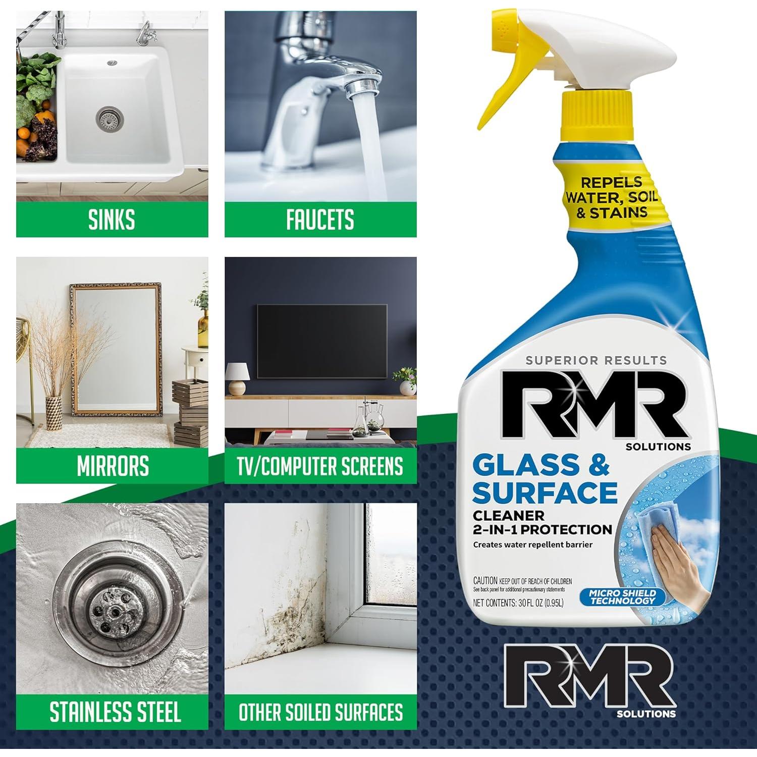 Limpiador de Vidrio RMR 2 en 1 30 cl Repelente Multi-Superficie