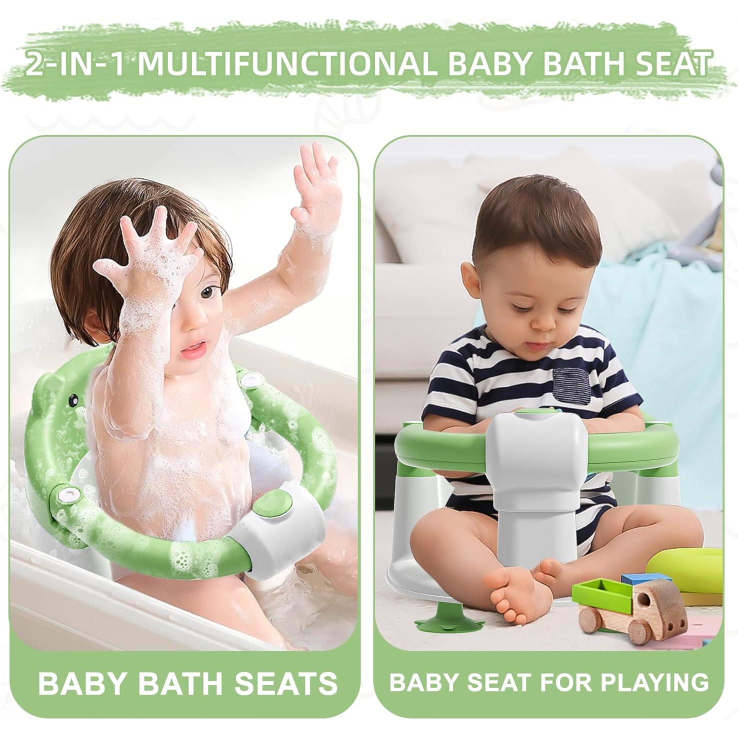 Asiento de Baño para Bebés Tavlshero Verde Antideslizante