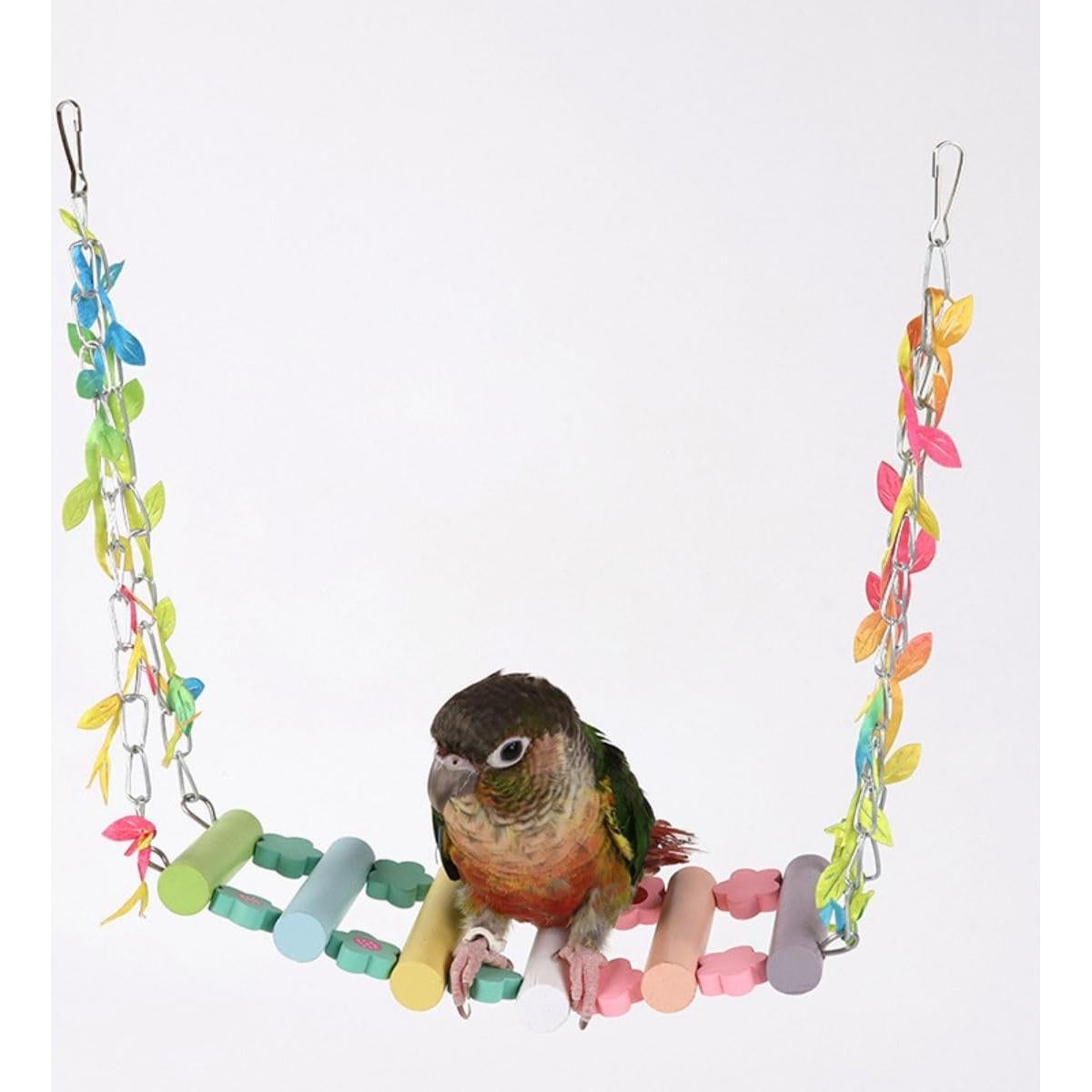 Columpio para pájaros CXYYXF 18x7 cm Juguete Colgante