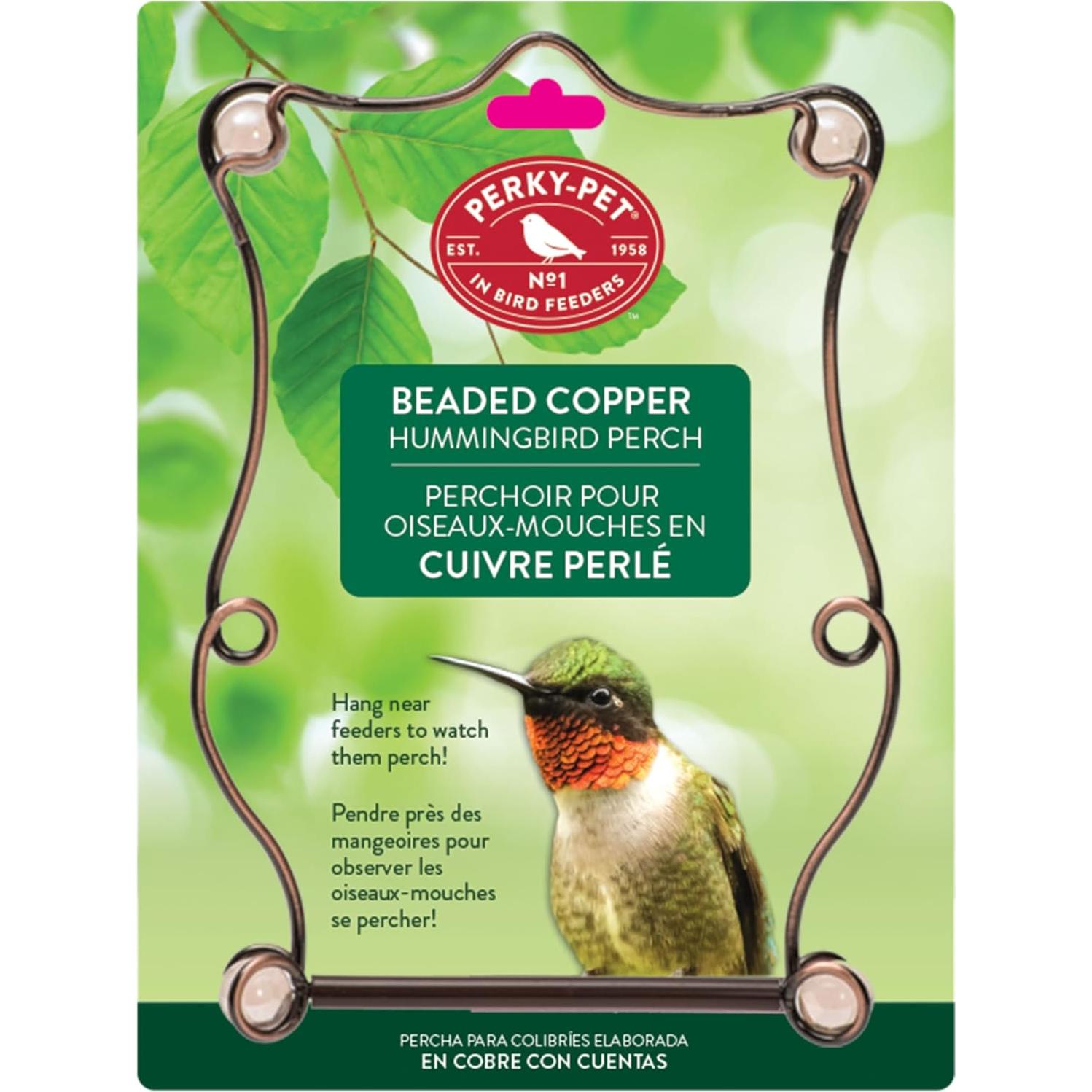 Columpio para Colibríes Perky-Pet con Perlas de Cobre