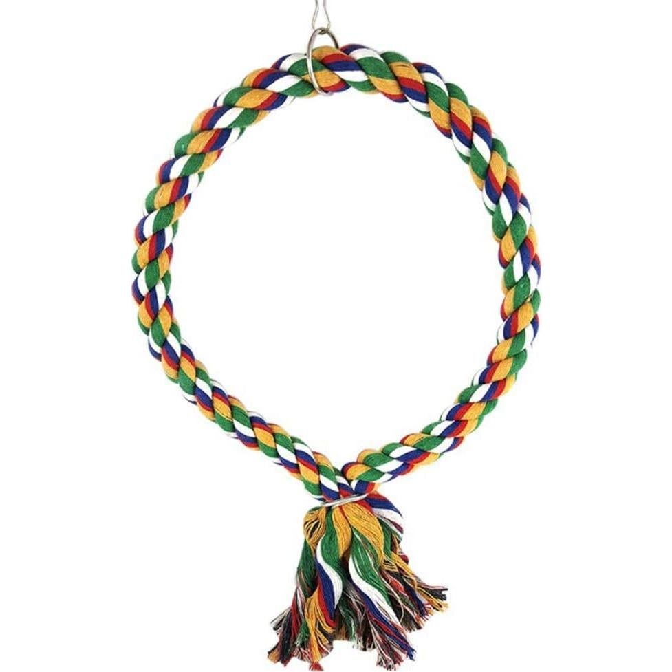 Columpio para Aves Litewood 18 cm Cuerda Algodón Colorido