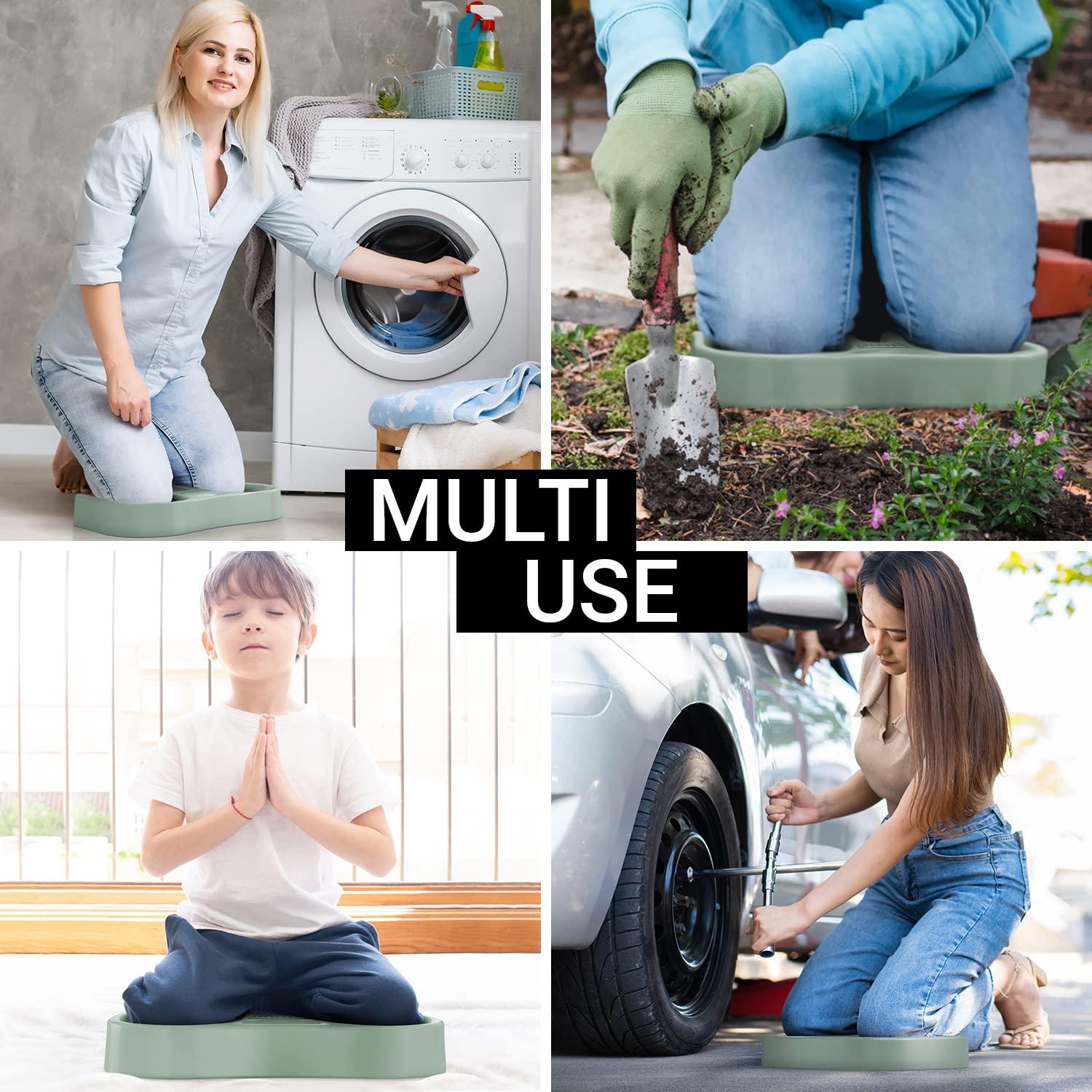 Almohadilla de Rodillas KneePal Verde para Jardinería y Baño