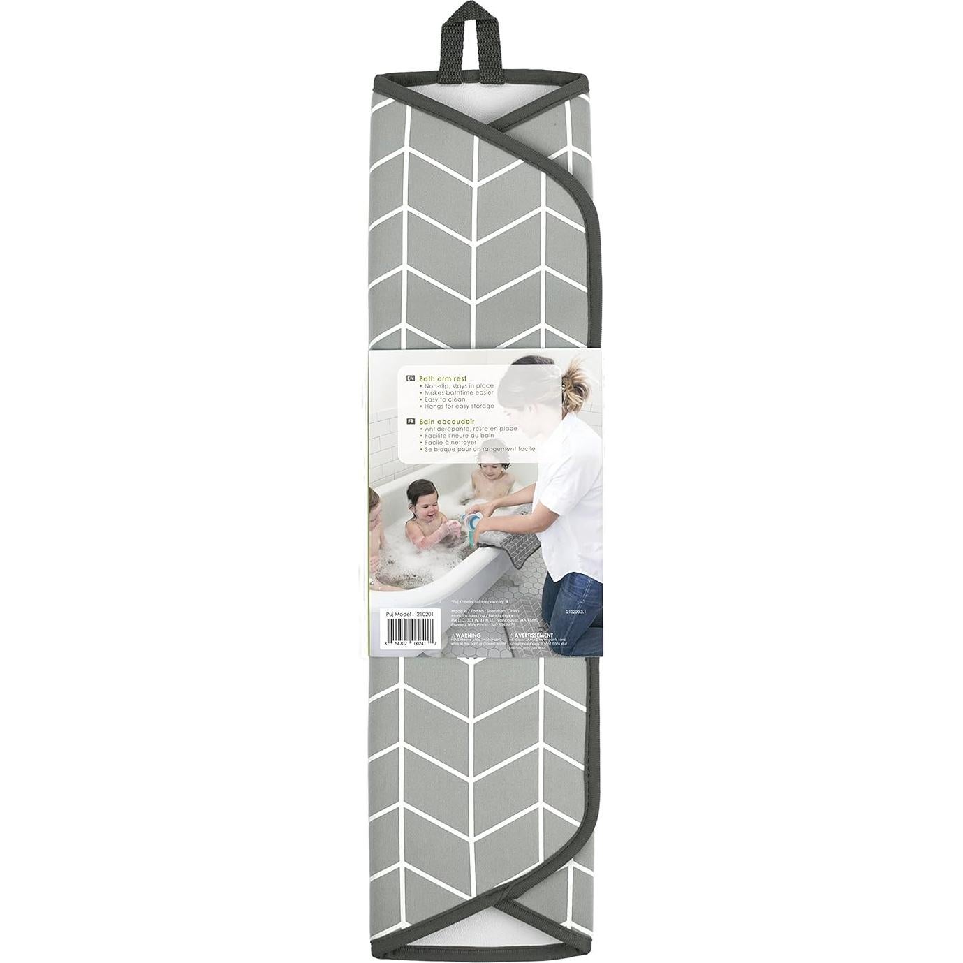 Reposabrazos para Bañera Puj Pad Gris - Paquete de 2