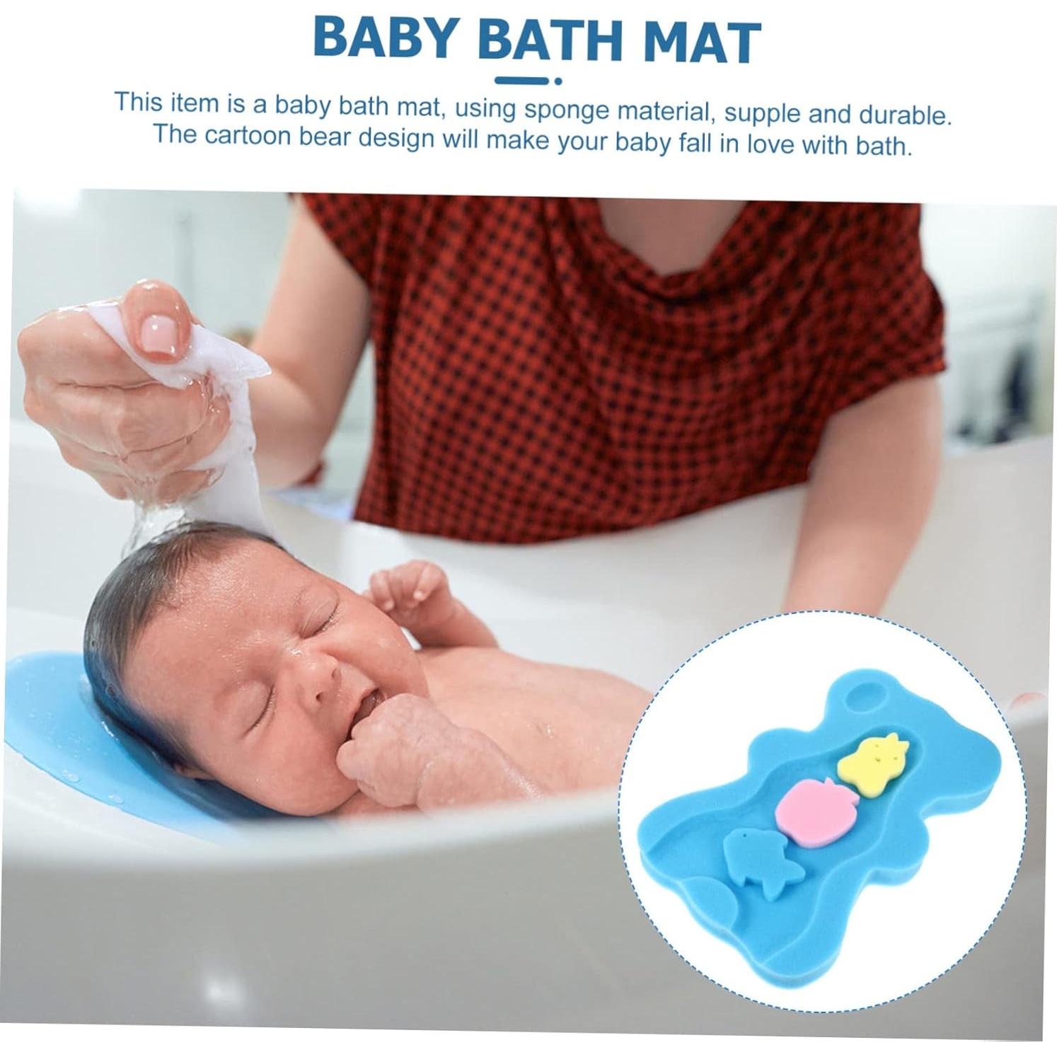 Alfombra de Baño Antideslizante para Bebés Ibasenice 48x29cm